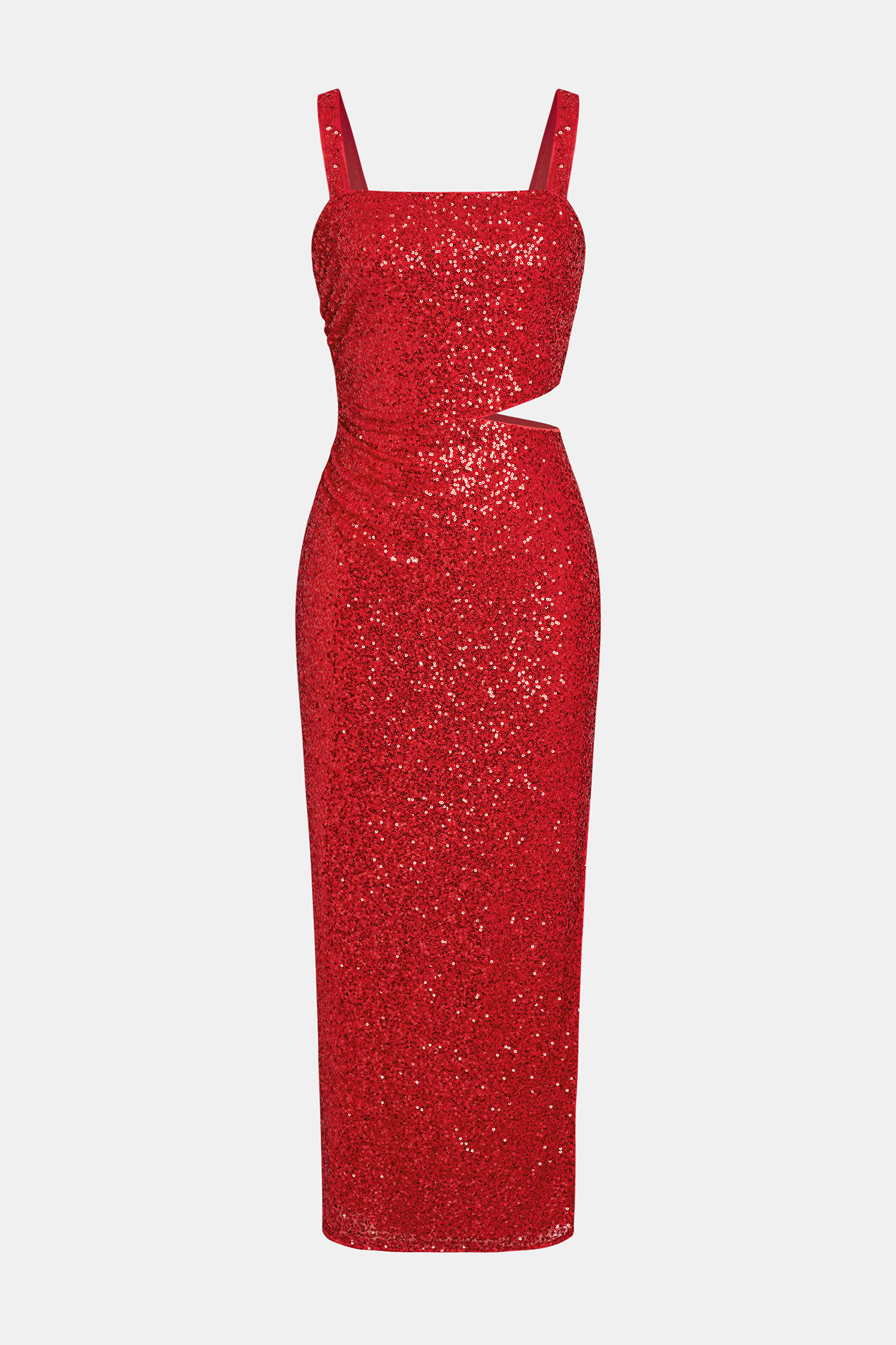 Cupshe X Layla Taylor Feeling Hot Maxi Dress In Red