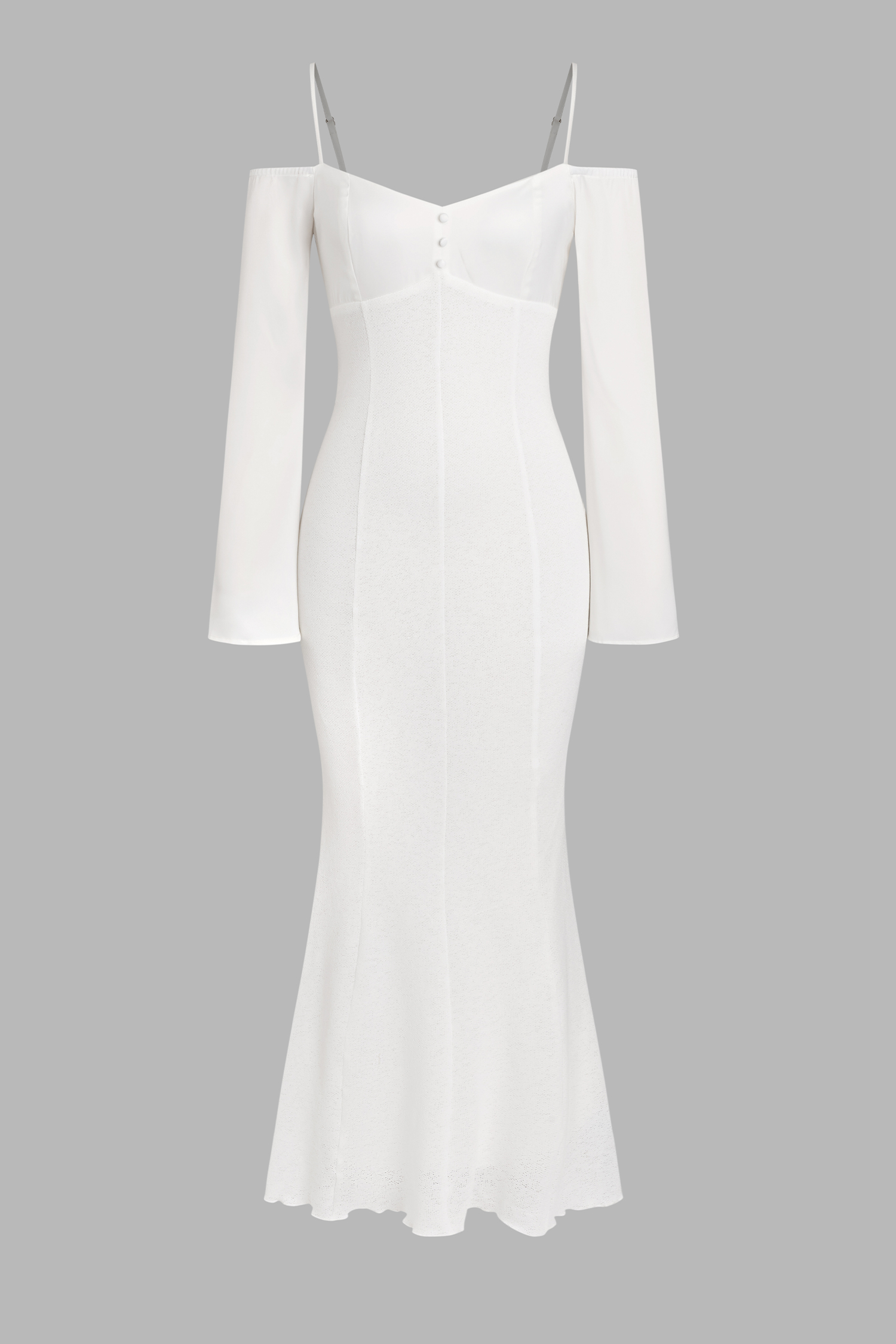 Cupshe X Layla Taylor Saint Maxi Dress In White