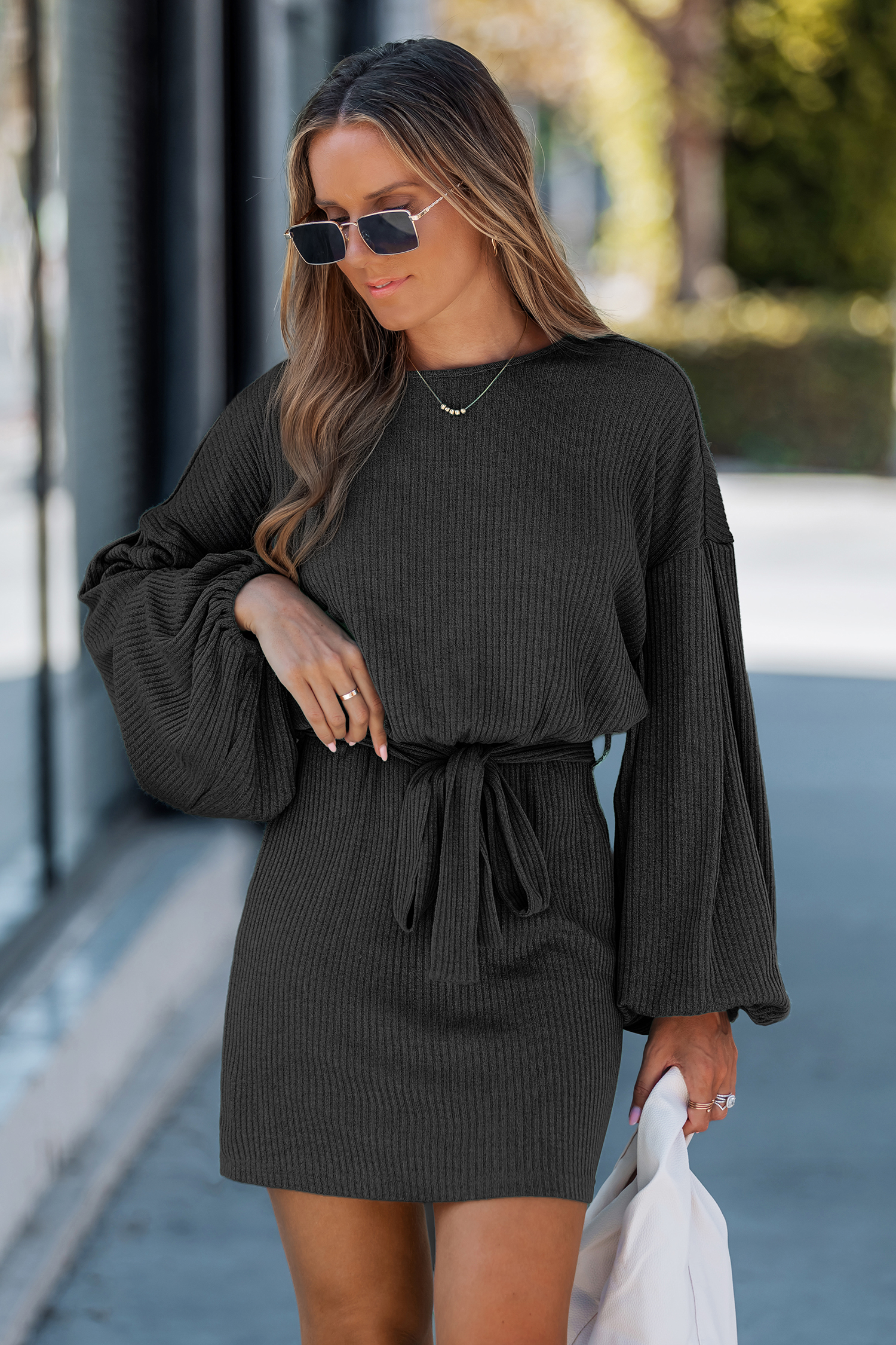 Cupshe Eat Your Heart Out Black Mini Dress In Black