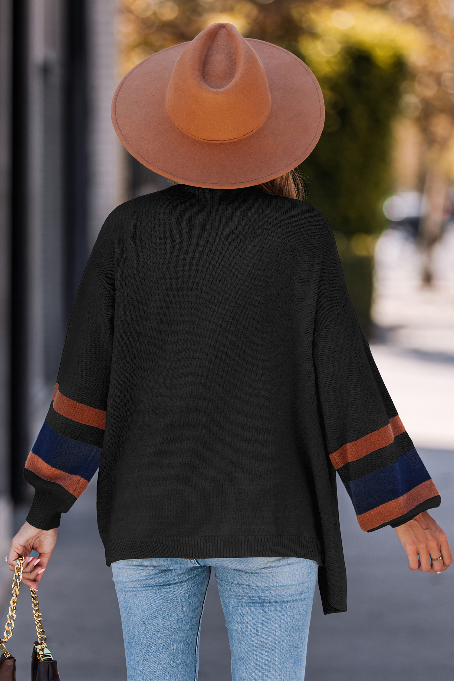 Cupshe Autumn Vibes Striped Cardigan