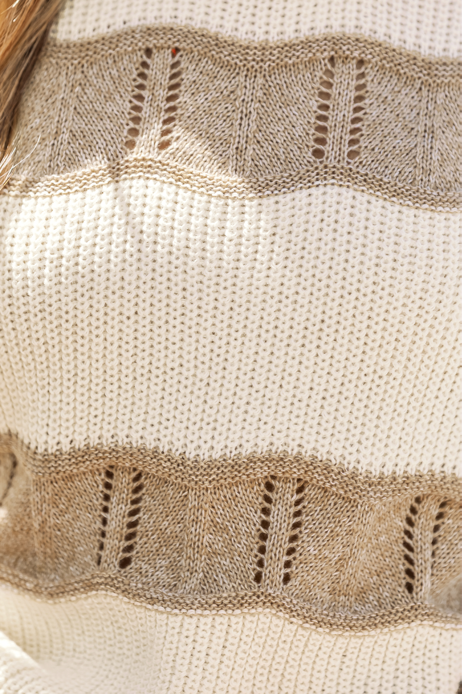 Cupshe Forever Cozy Striped Sweater