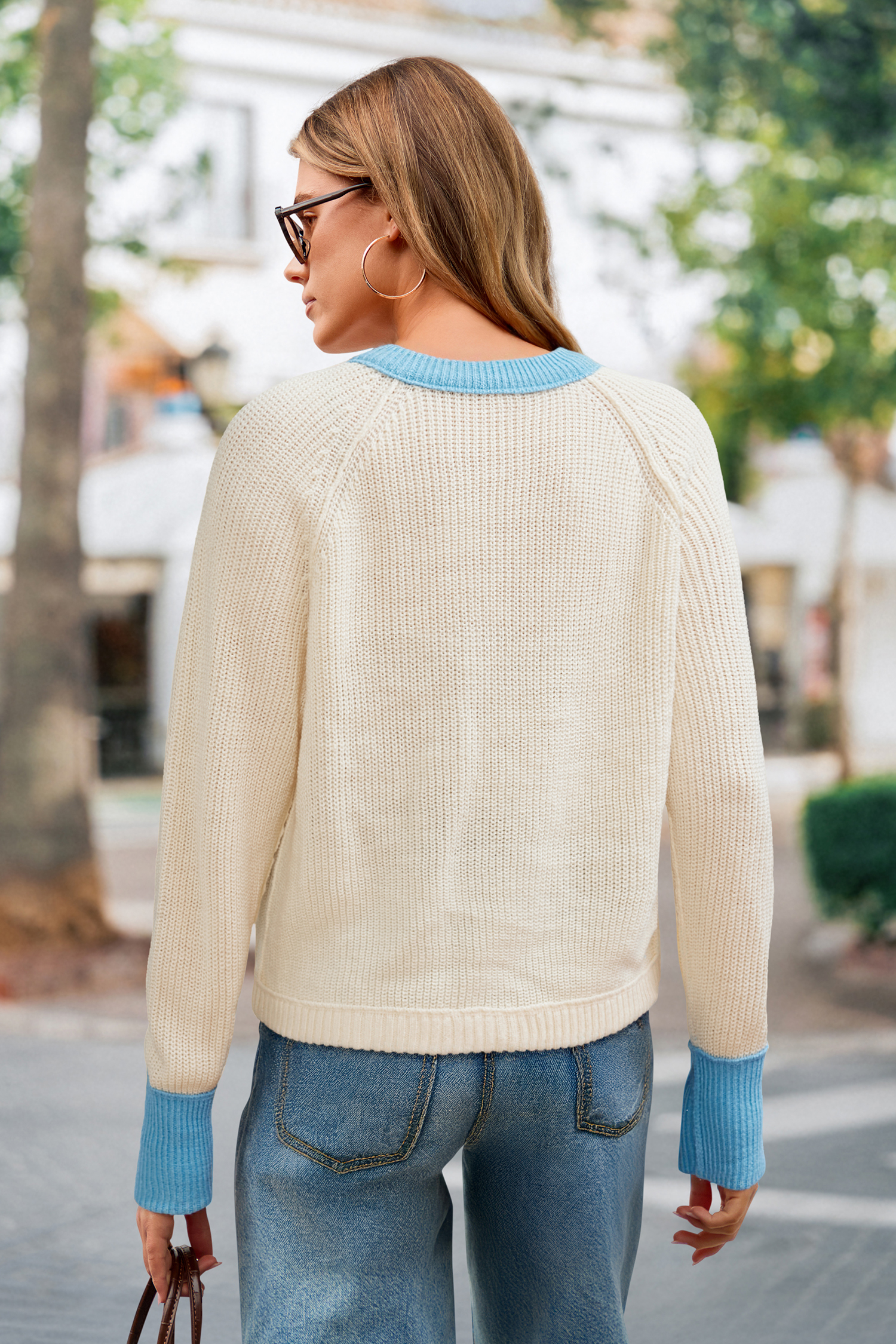 Cupshe Split Decision Colorblock Cardigan