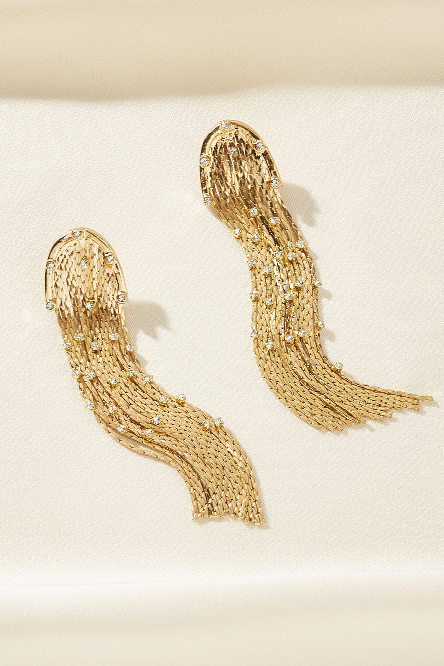 Golden Gleam Gold-Tone Earrings