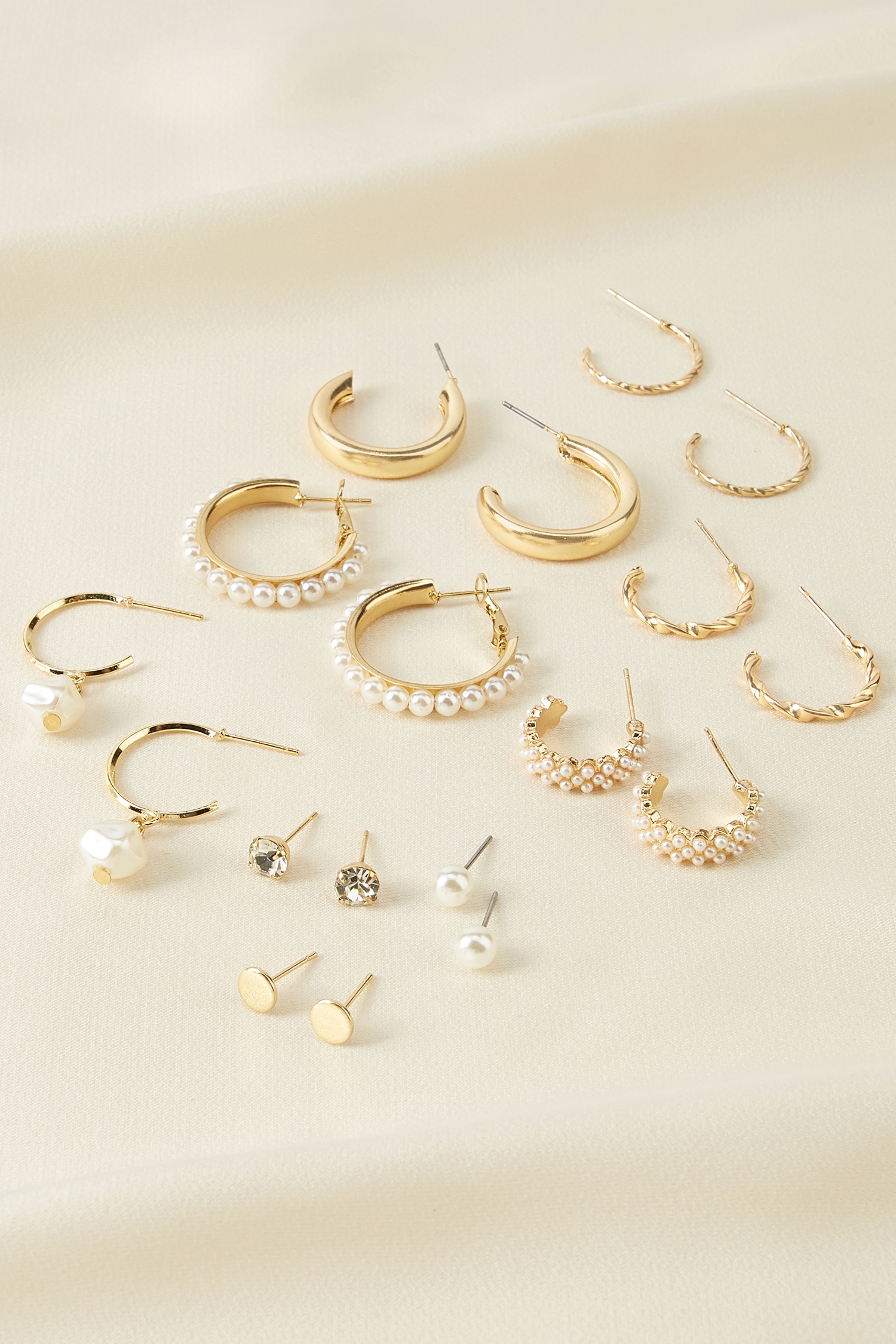 Set di orecchini dorati Gilded Aura