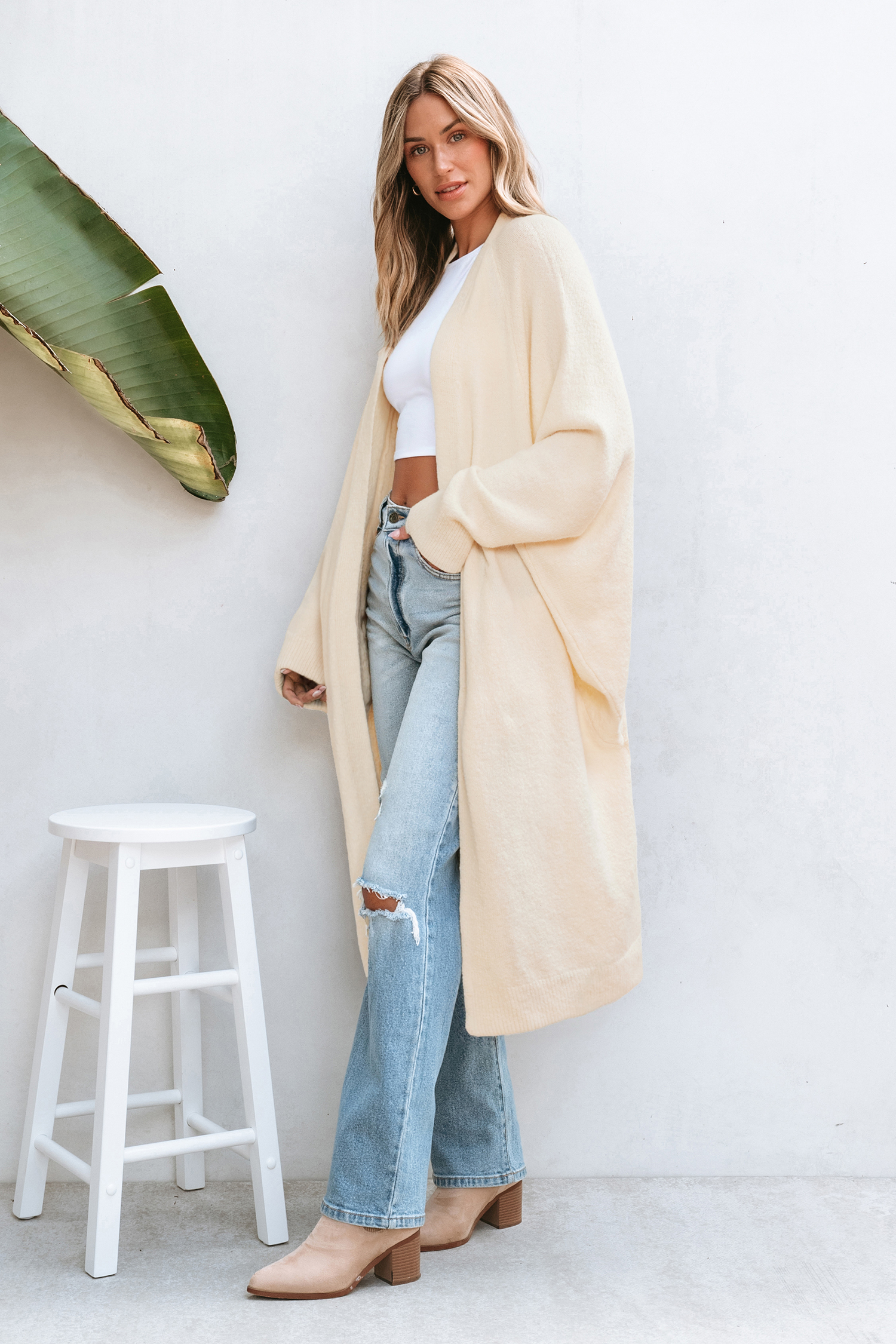 Cupshe On Ice Cream Cardigan