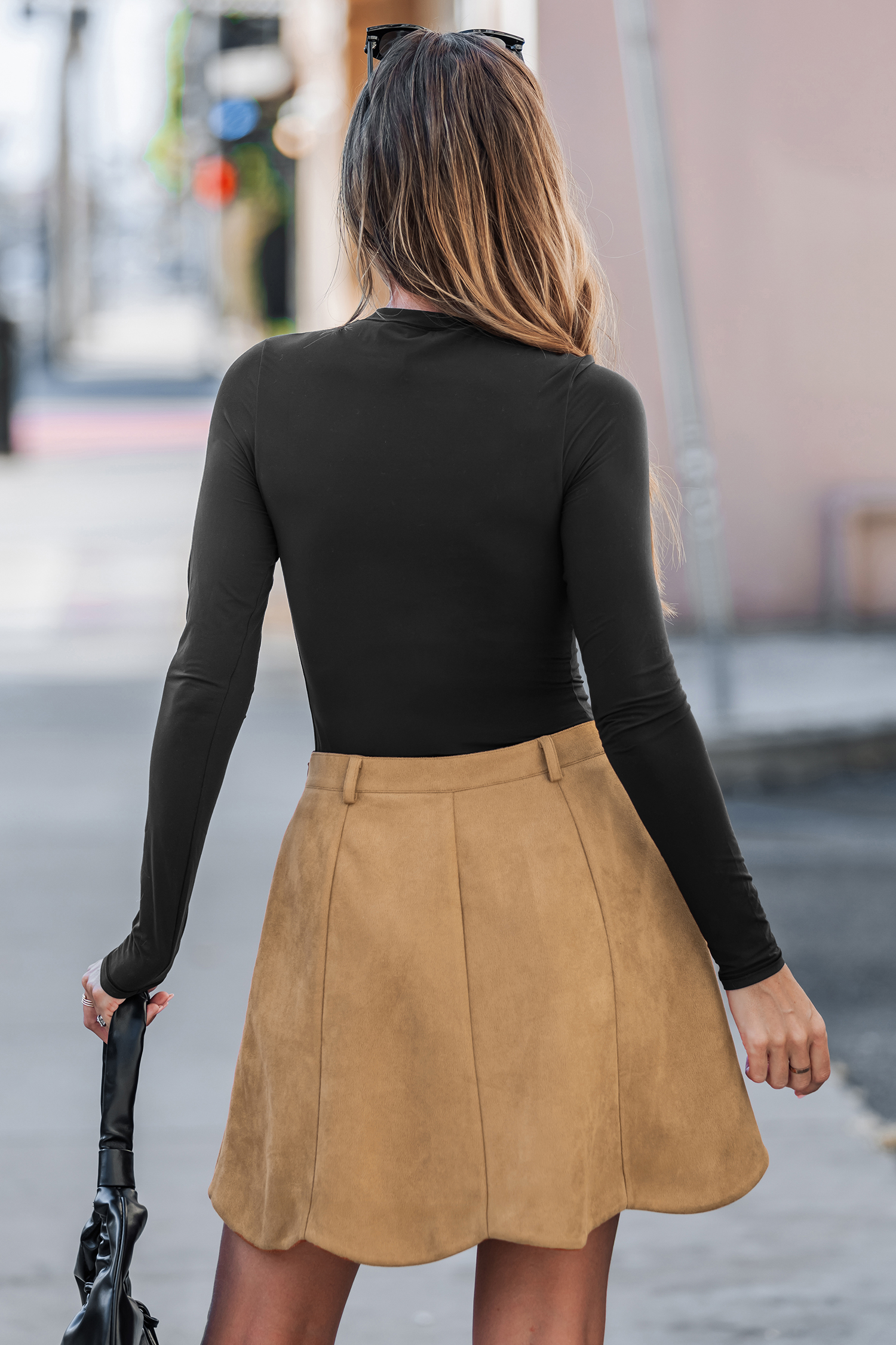 Cupshe Set The Mood Brown Mini Skirt In Brown