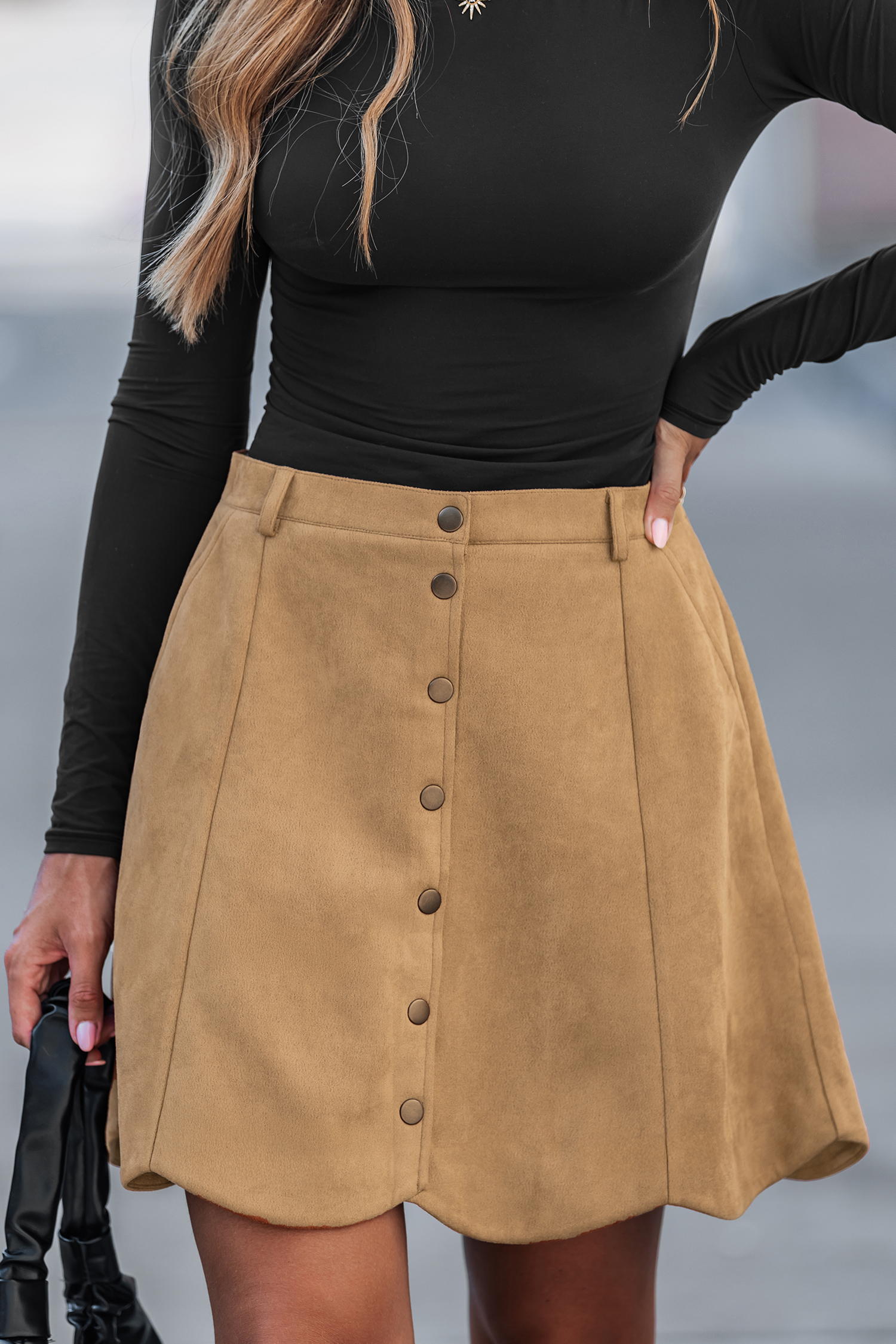 Cupshe Set The Mood Brown Mini Skirt In Brown