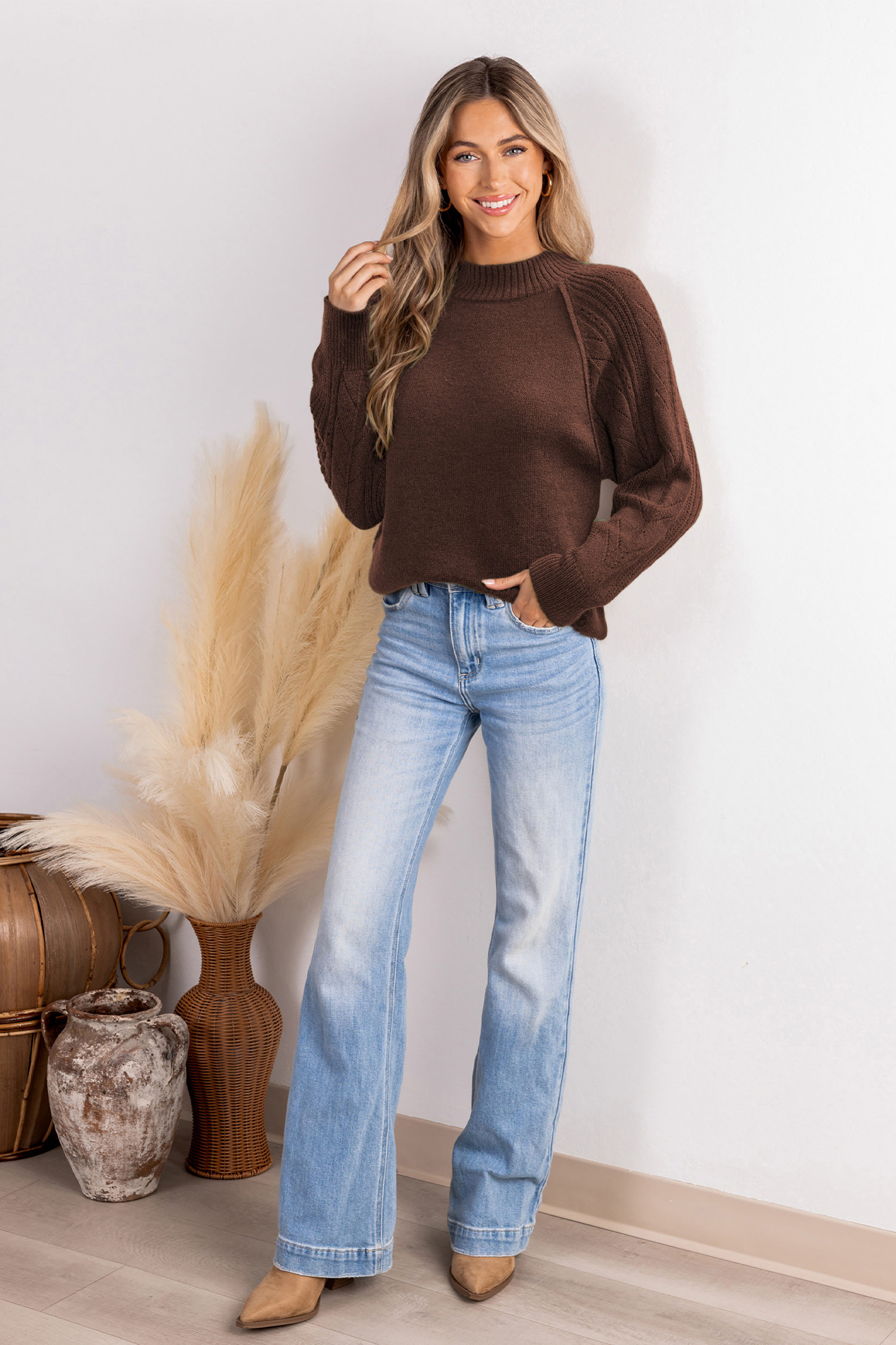 Maglione marrone Snuggle Szn