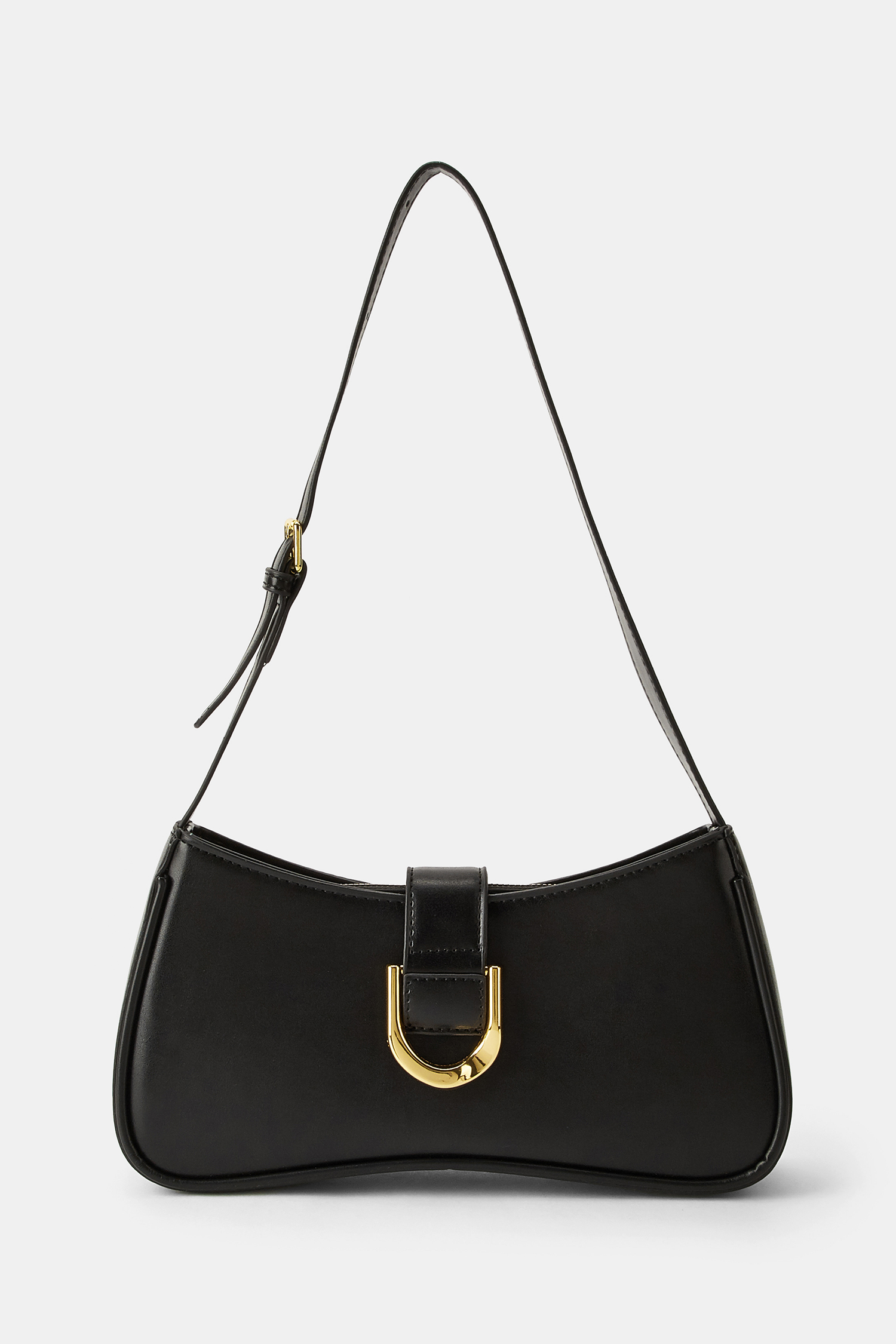 Cupshe Fashion Fix Faux Leather Bag In Black