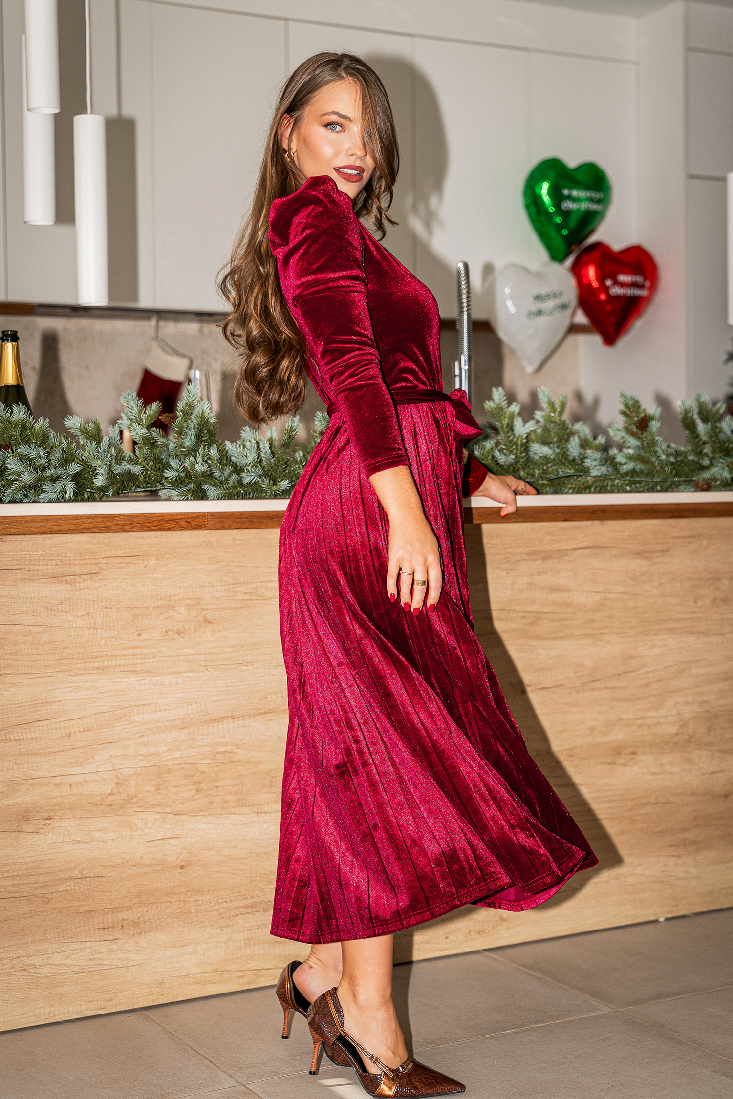 Once in a Lifetime Red Maxi Dress