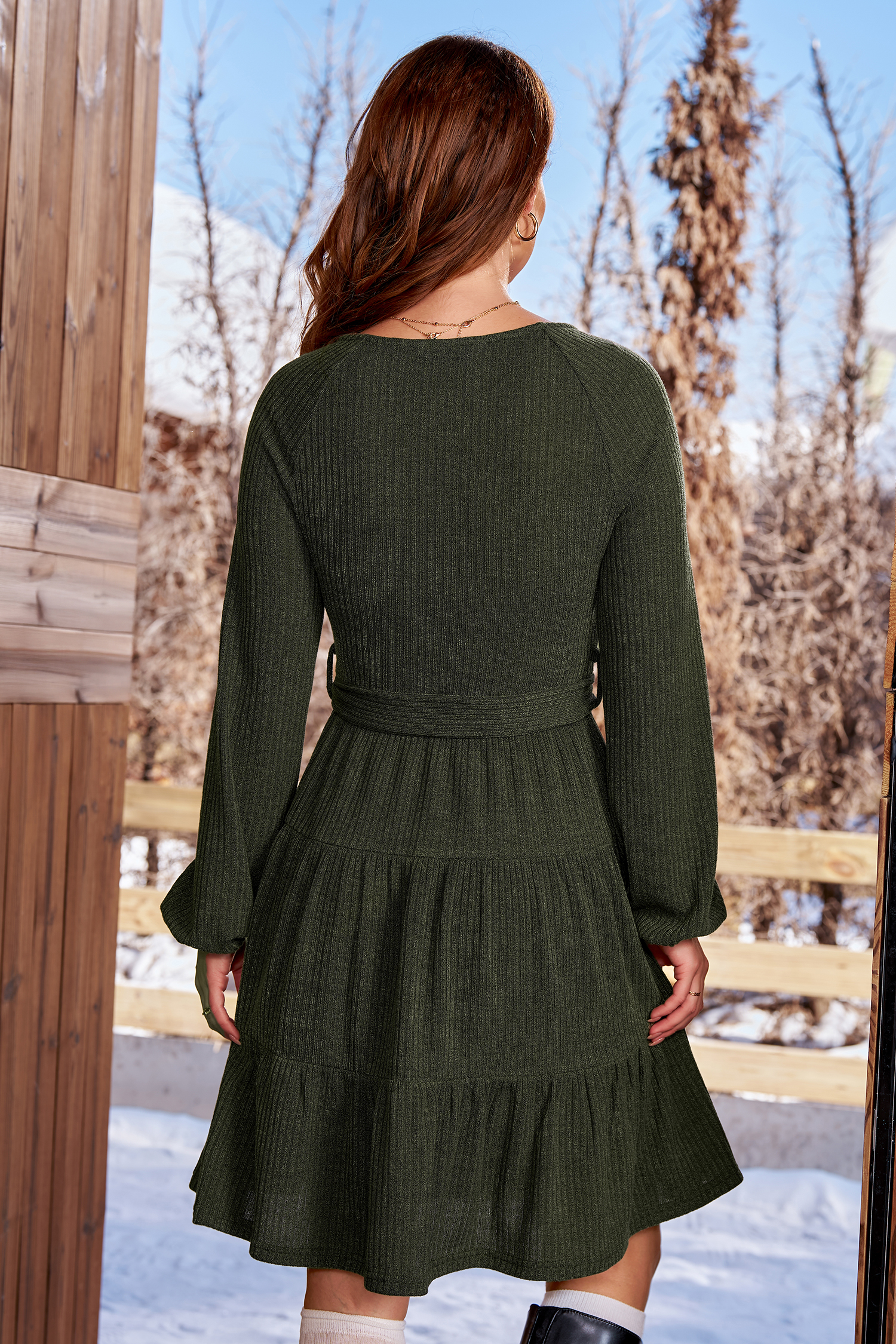 Cupshe Free To Roam Green Mini Dress In Green