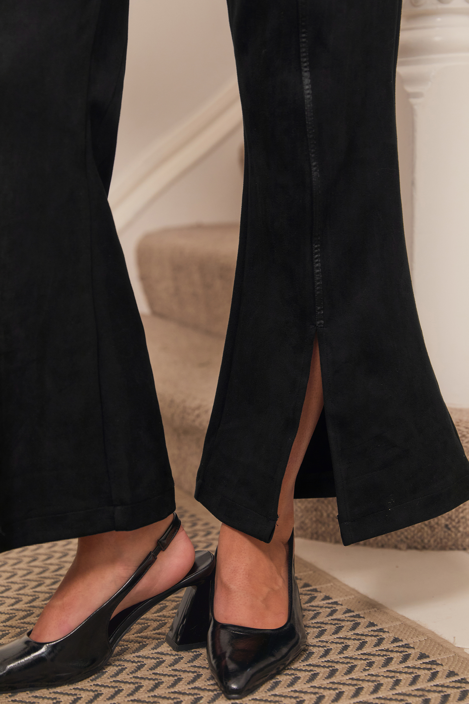 Cupshe Boss Energy Black Pants In Black