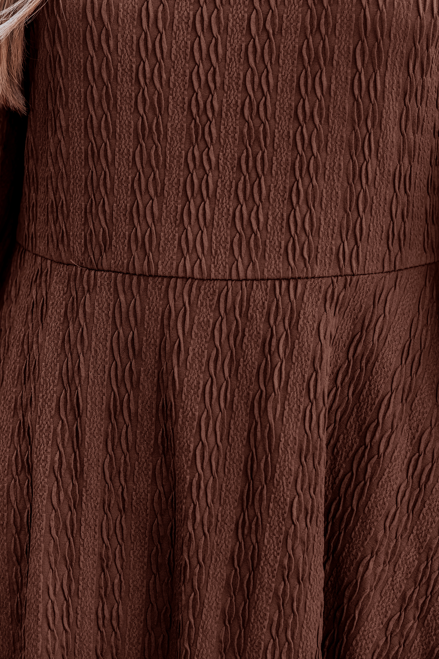 Cupshe Hayride Blue Mini Dress In Brown