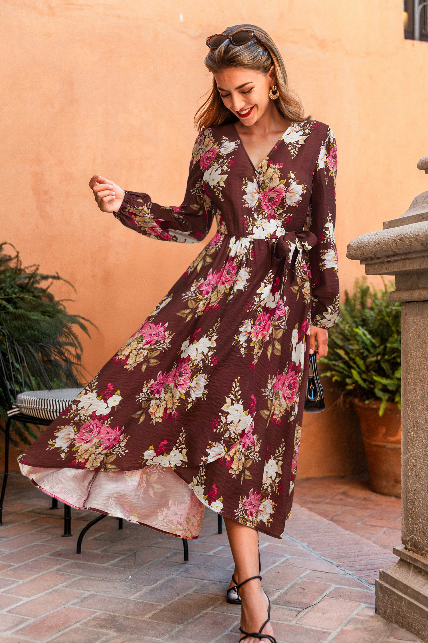 I'm Blooming Floral Midi Dress