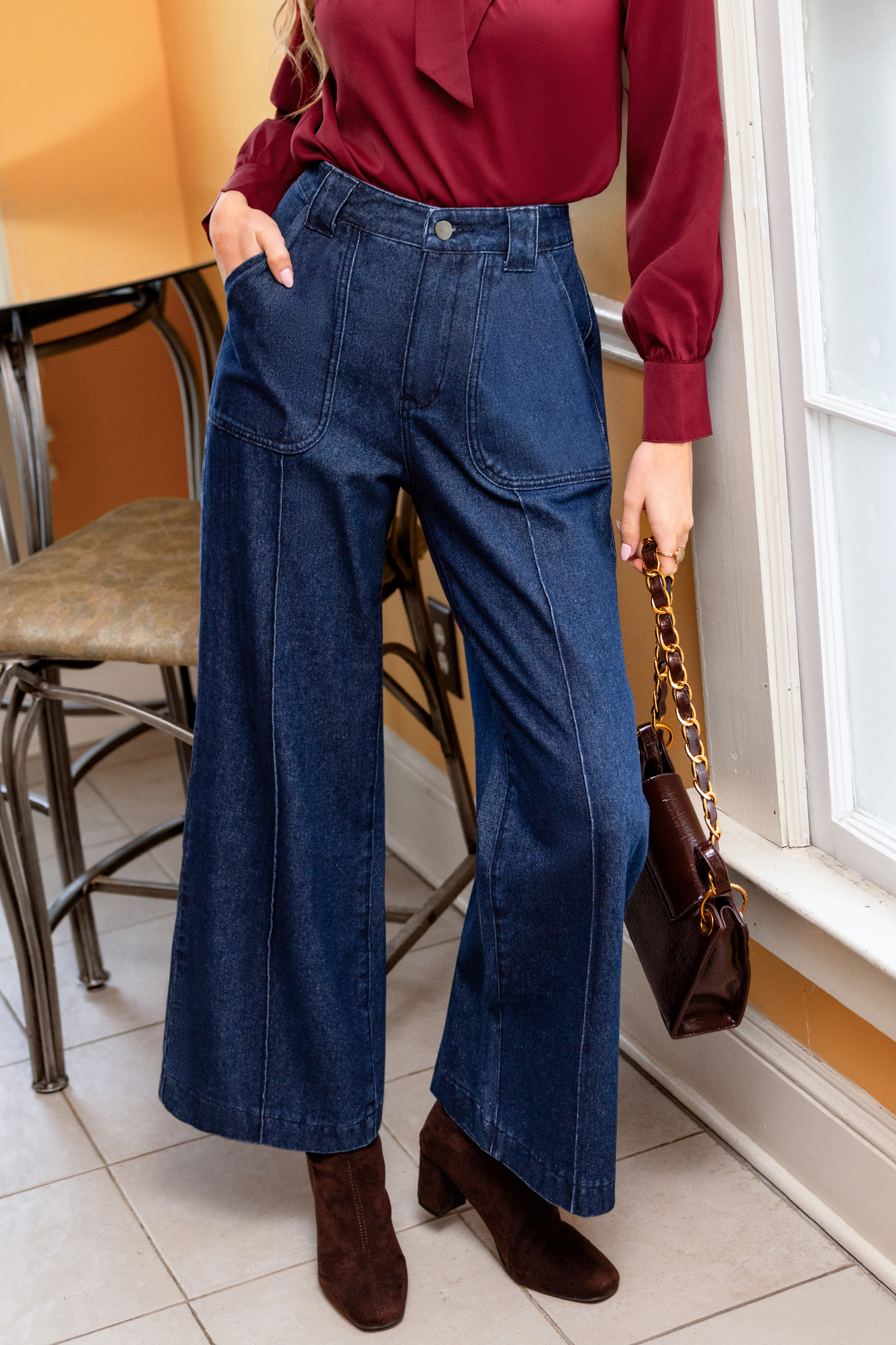 On the Grind Blue Jeans