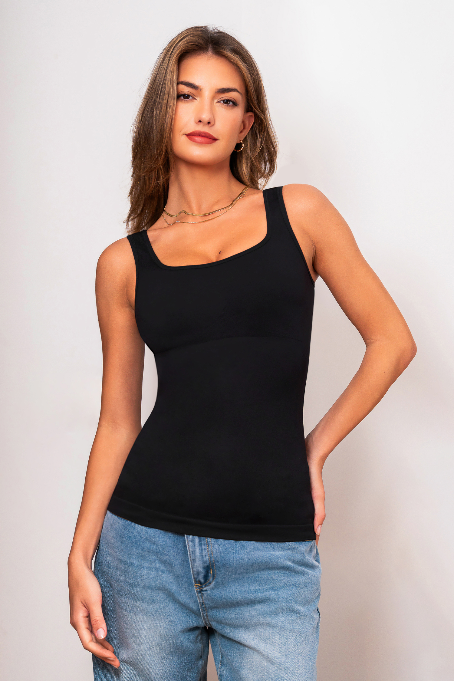 In Character Black Shapewear Top