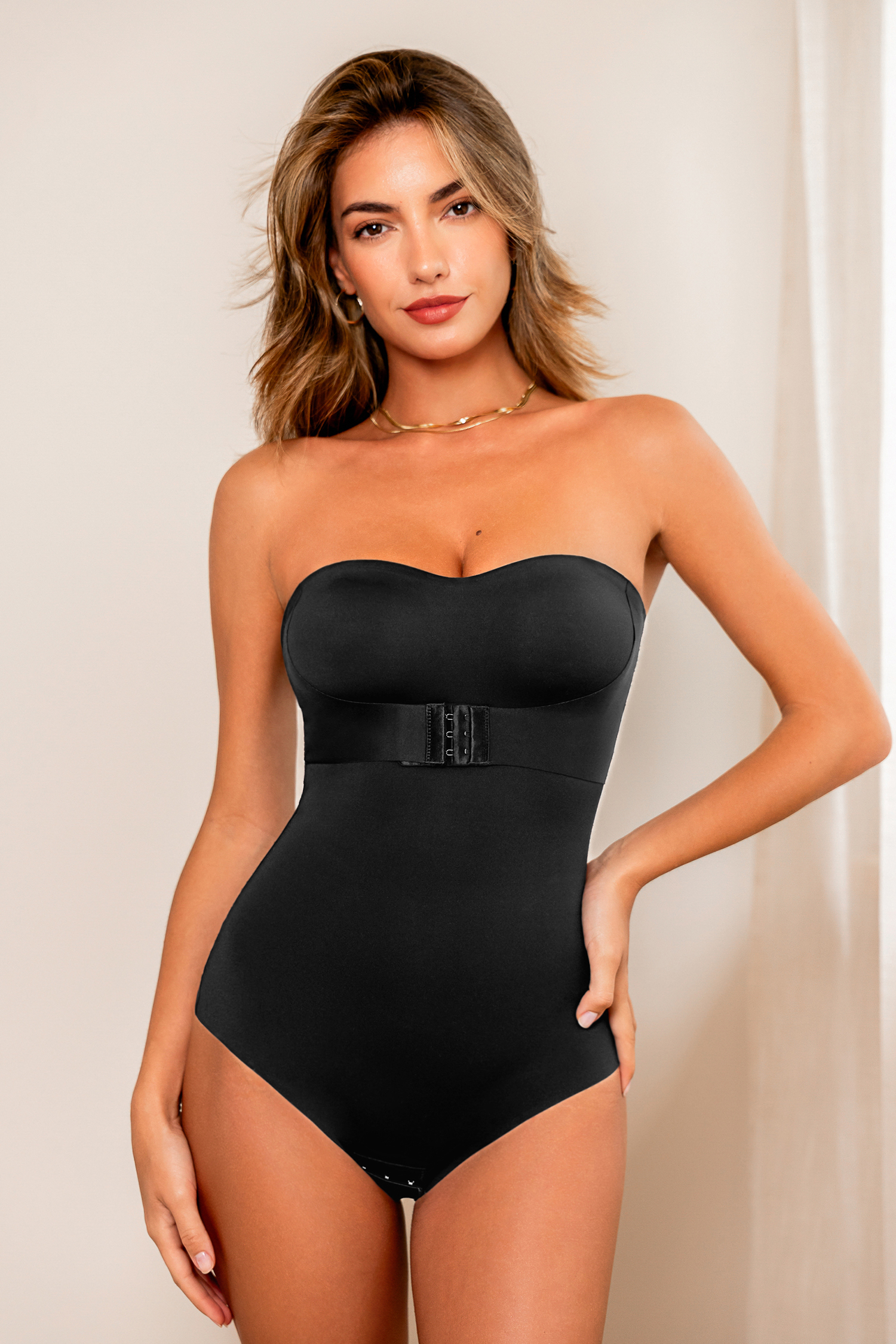 She’s Unbothered Black Shapewear Bodysuit