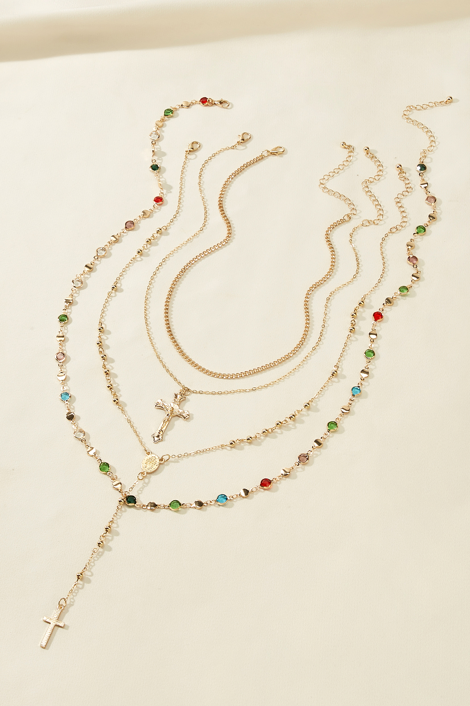 Godheid Goudkleurige Kettingset