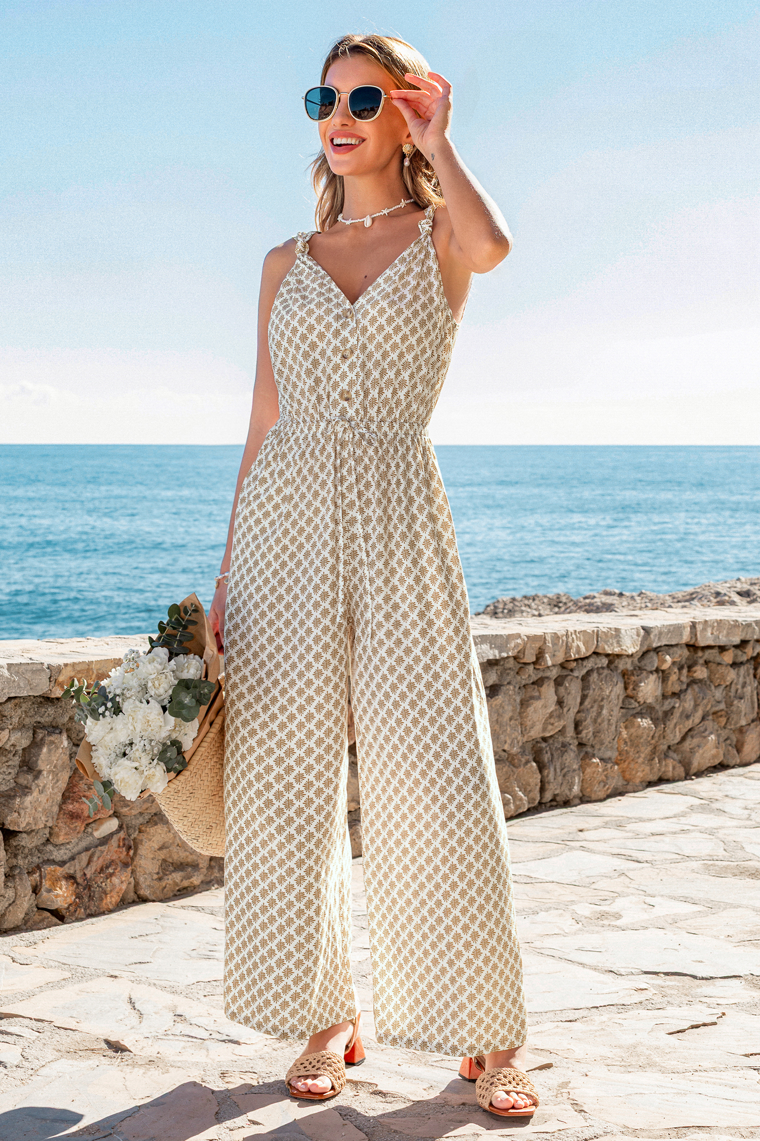 Dana Point Ornate Jumpsuit