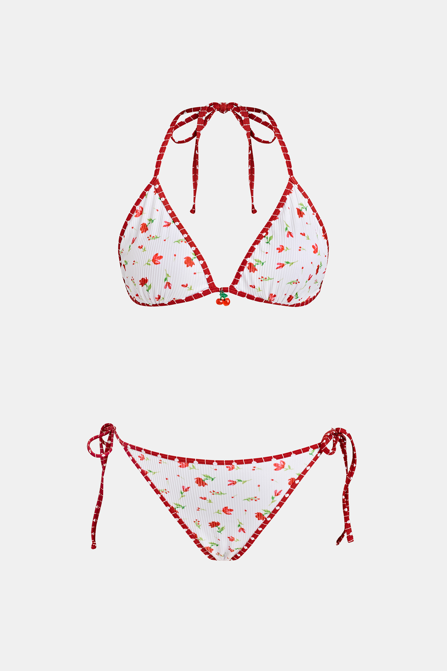Poolside Heatwave Floral Bikini Set
