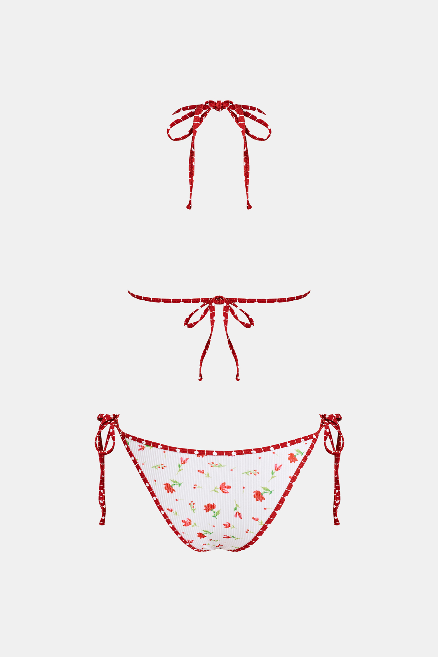 Poolside Heatwave Floral Bikini Set
