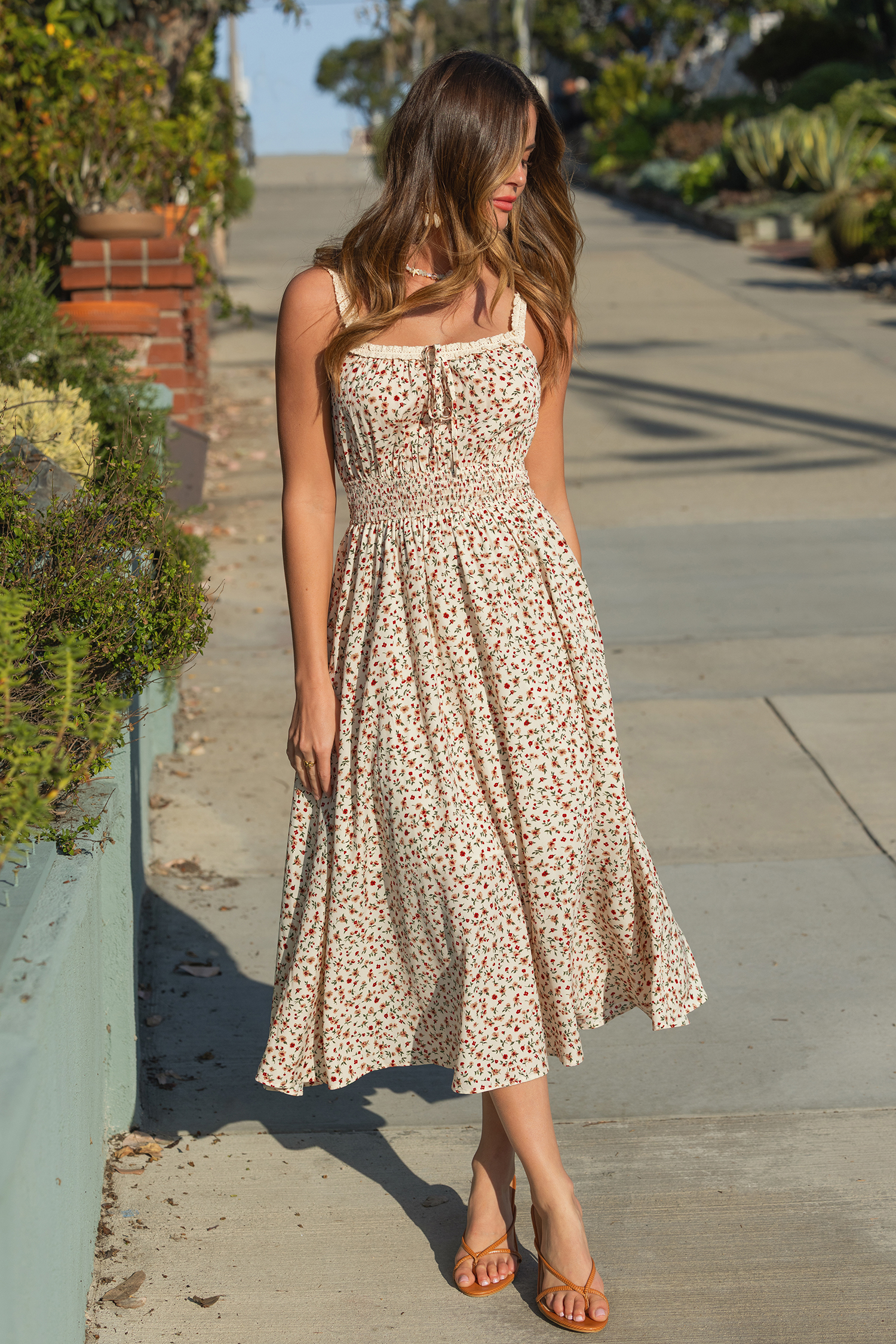 Cottage Dream Floral Maxi Dress