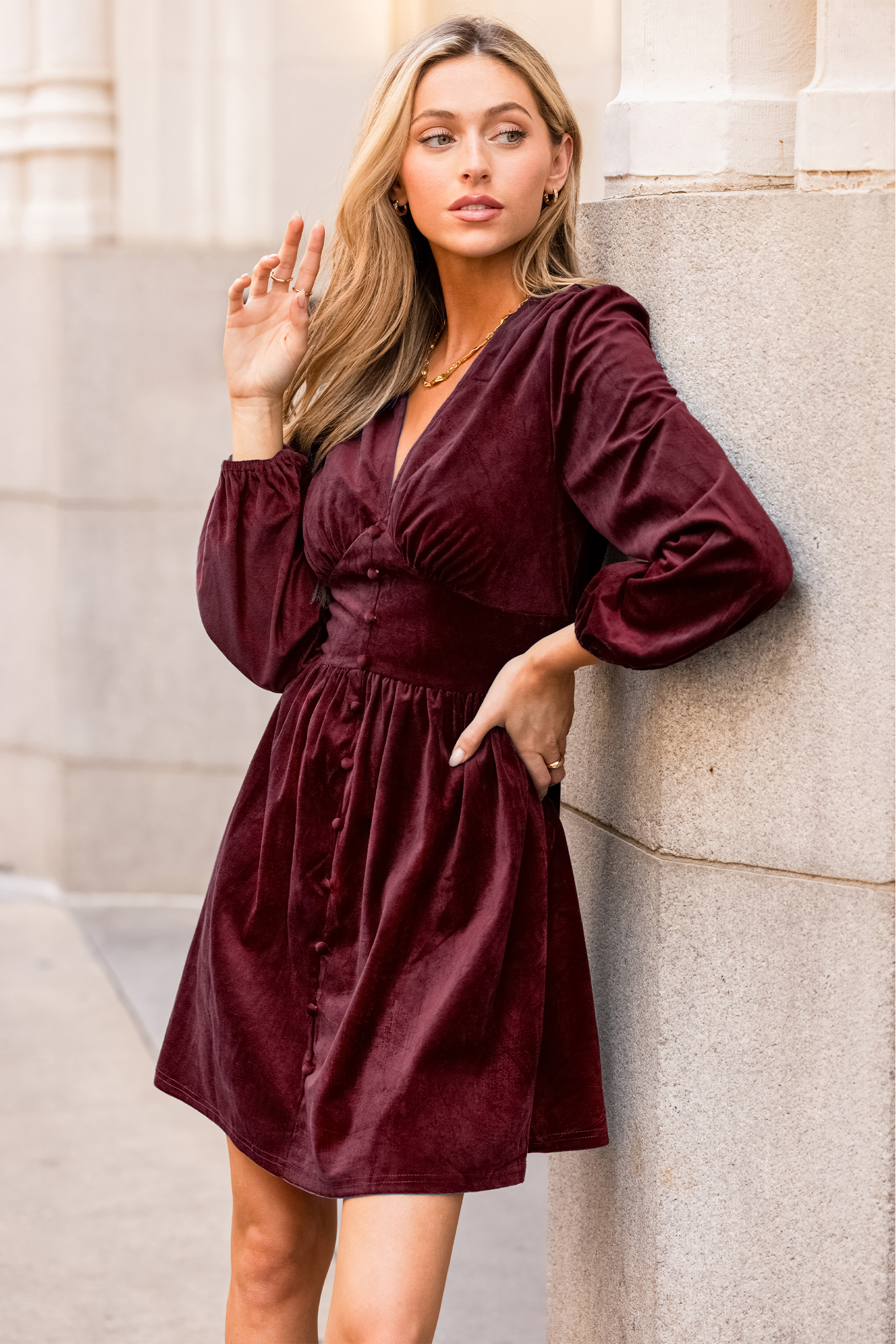 Second Date Red Mini Dress