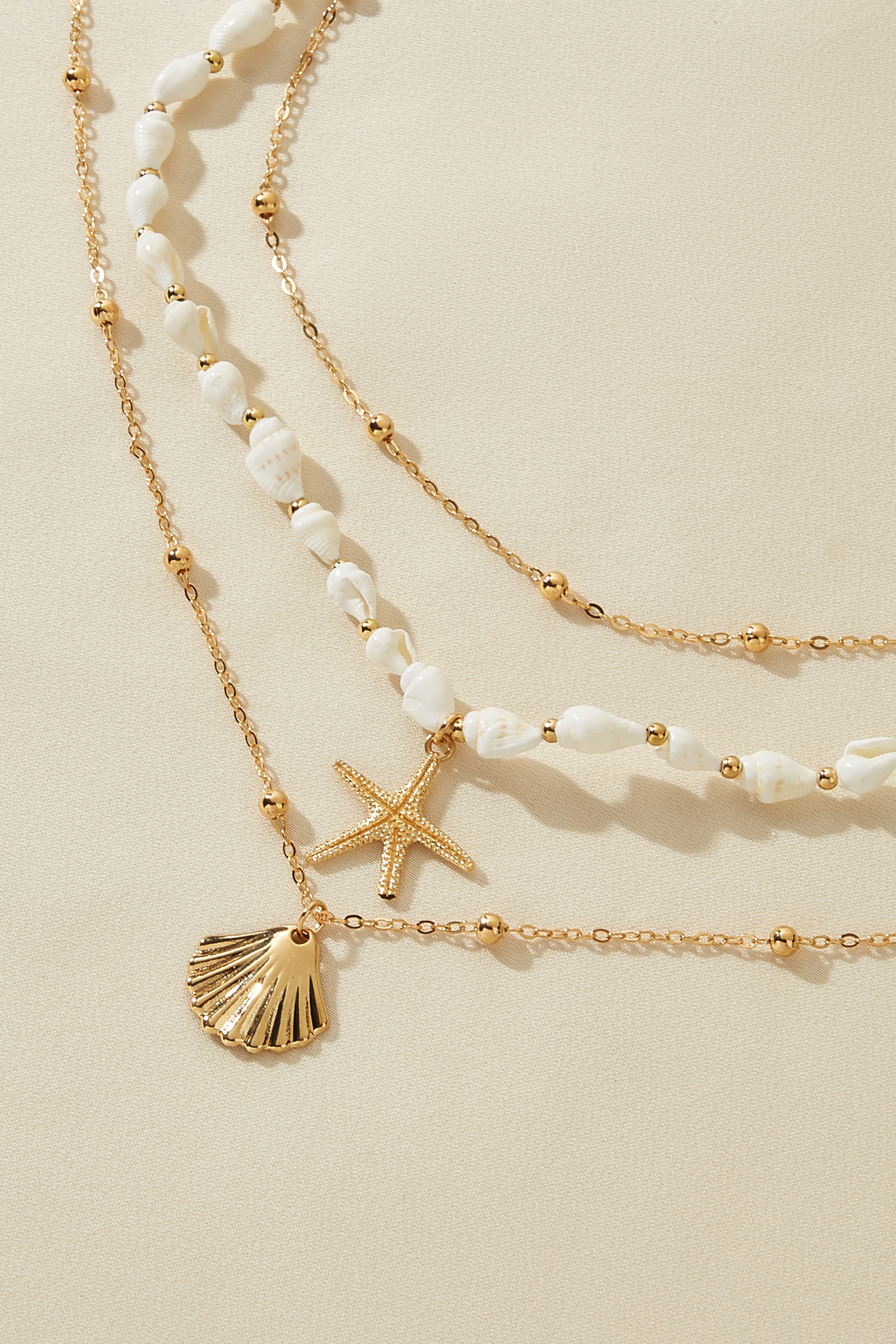 Mermaid State of Mind Gold-Tone Necklace Set