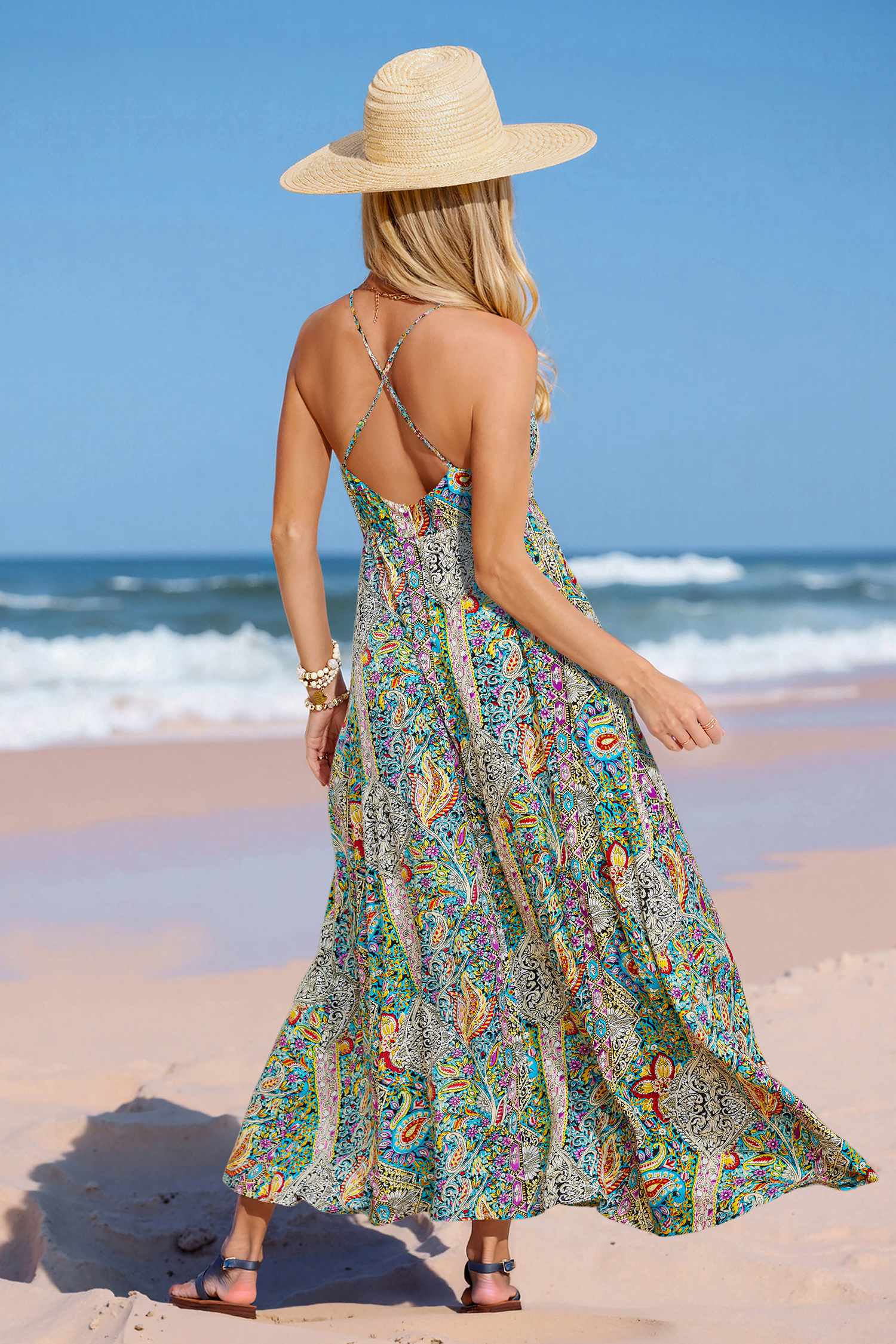 Main Feed Paisley Maxi Dress