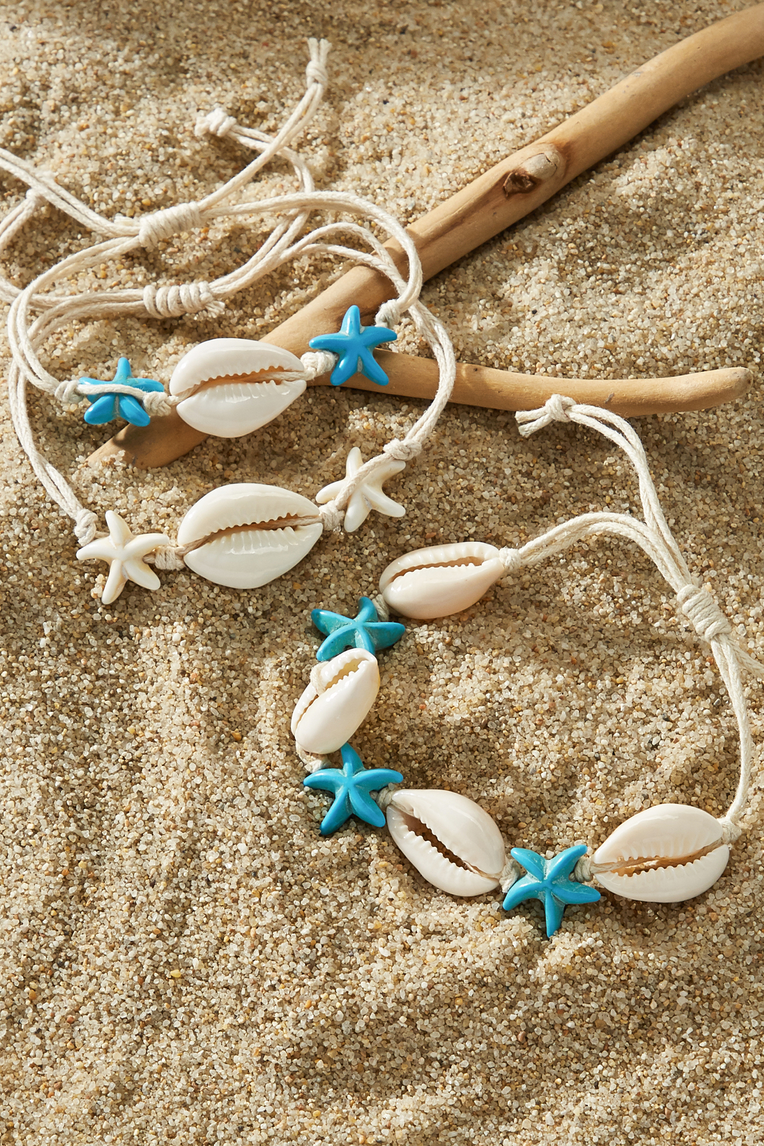 Verstellbares Muschelarmband