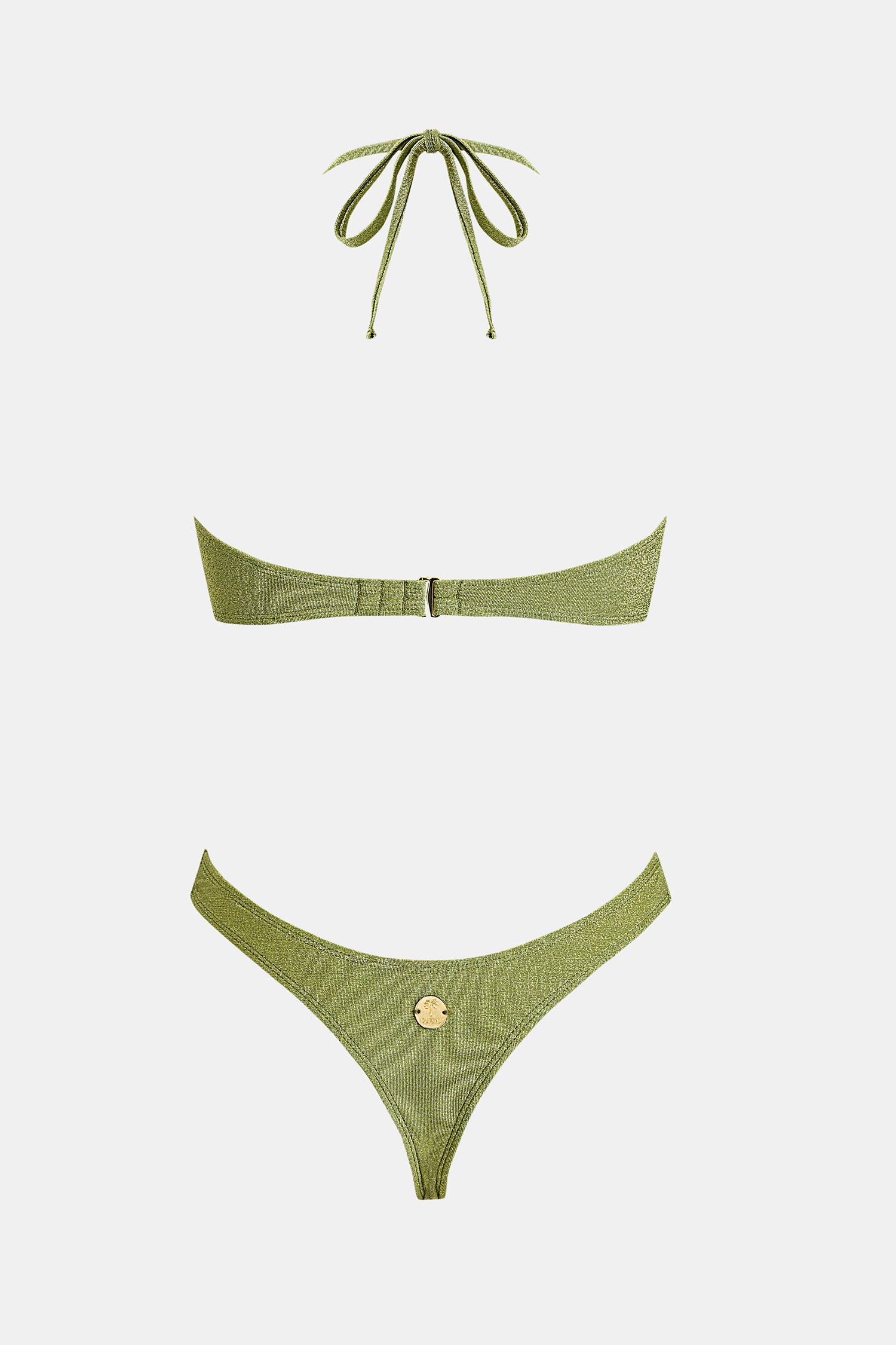 x Lexi Rivera Olive Tini Bikini Set