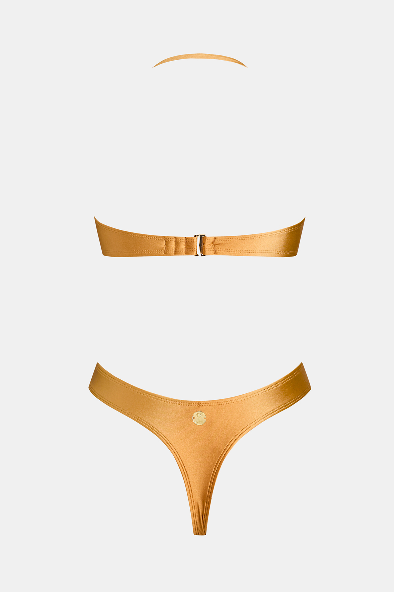 x Lexi Rivera Beach Bronze Bikini Set