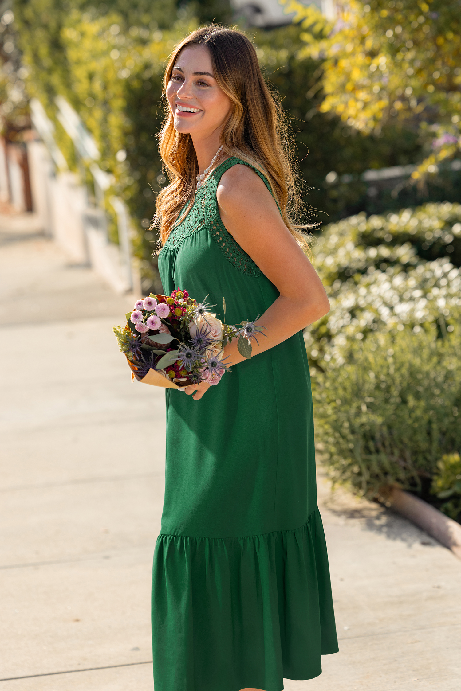 Vestido largo Elise Green