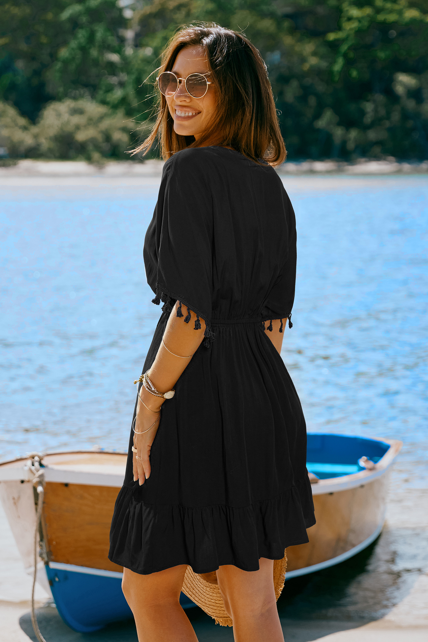 Forever Mood Black Mini Dress