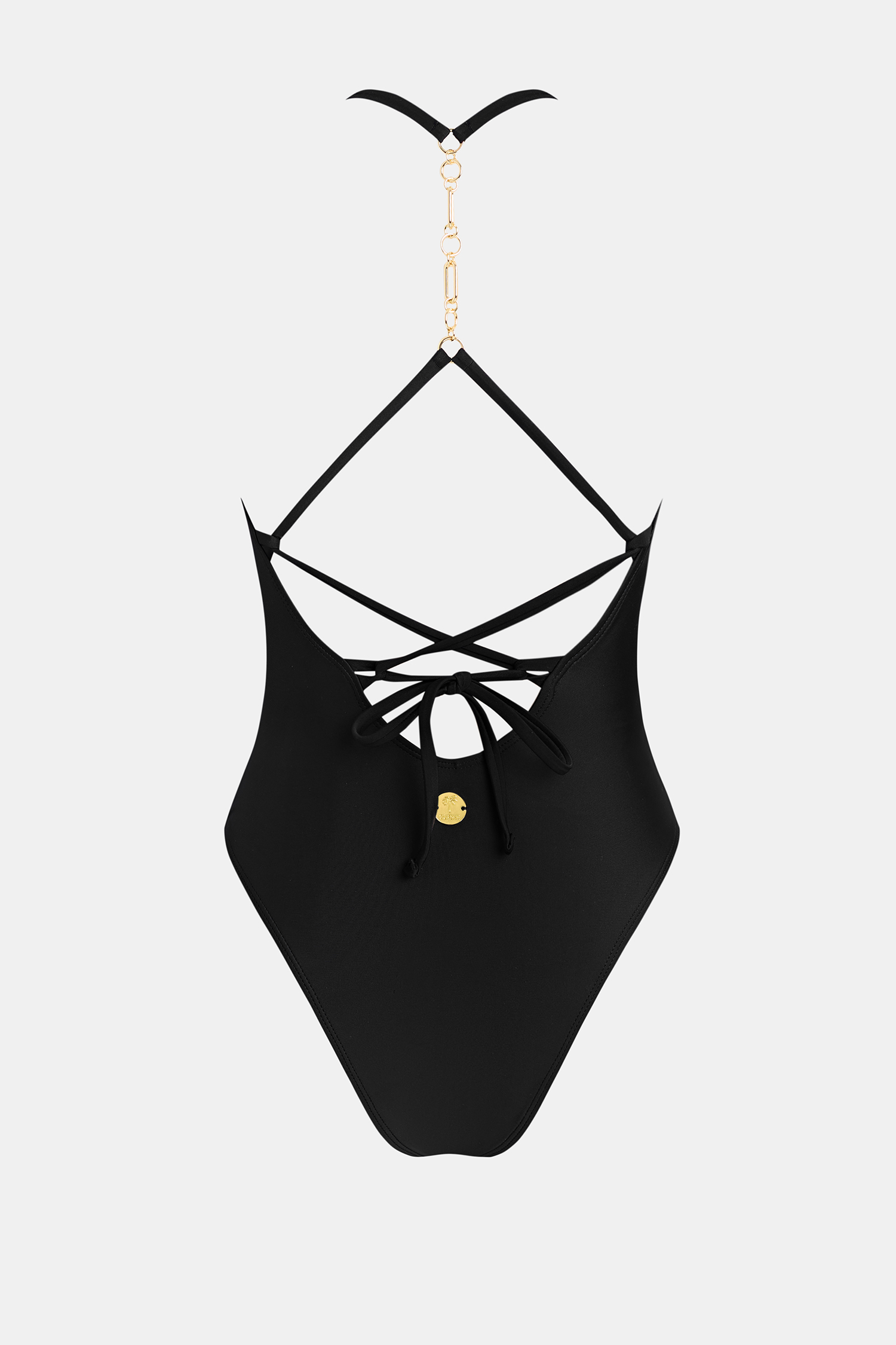 x Lexi Rivera Golden Tan One-Piece Swimsuit