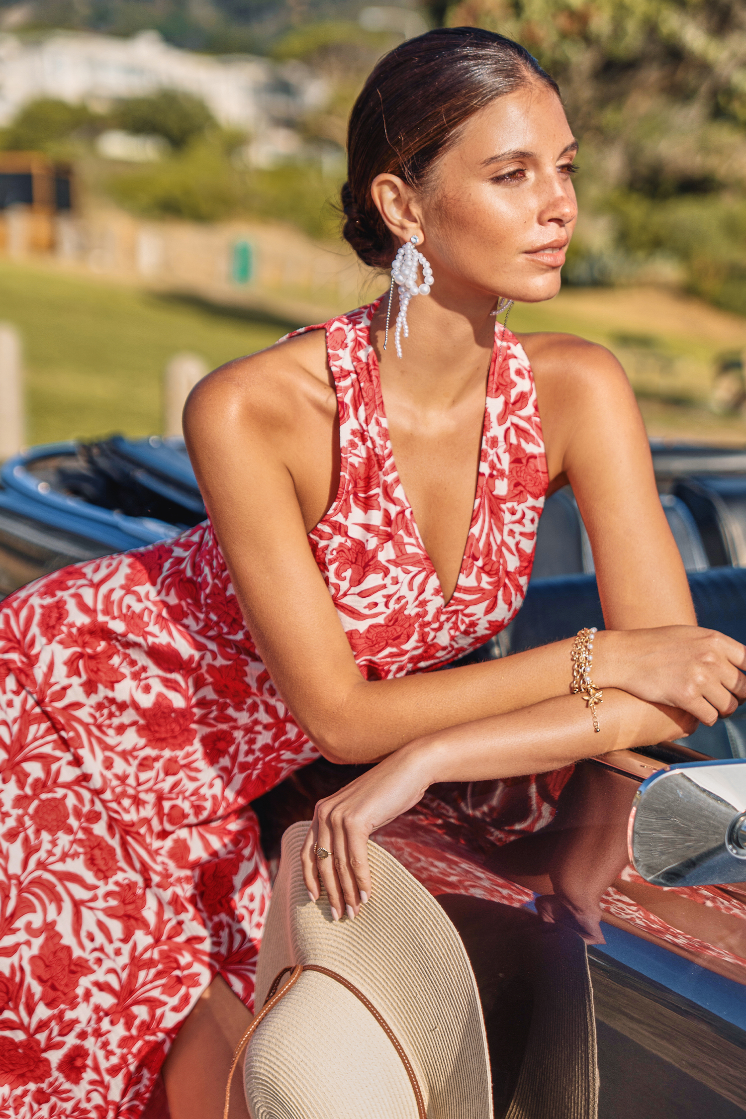 Just Swell Floral Midi Dress