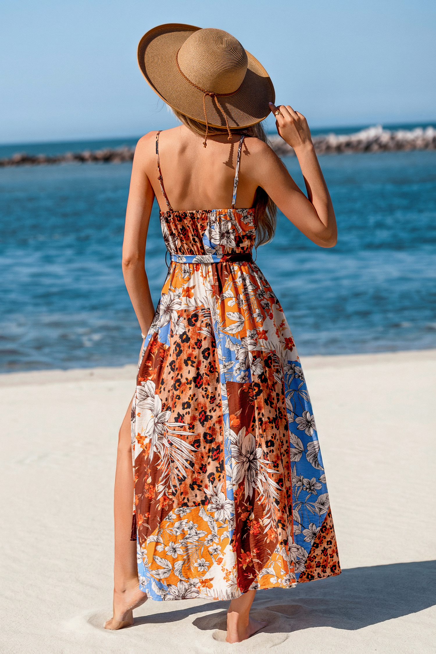 Instinctive Patchwork Maxi Dress