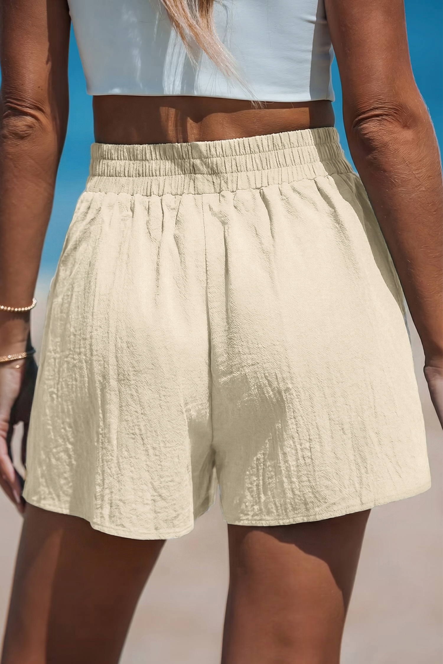 Seaside Air Cream Shorts