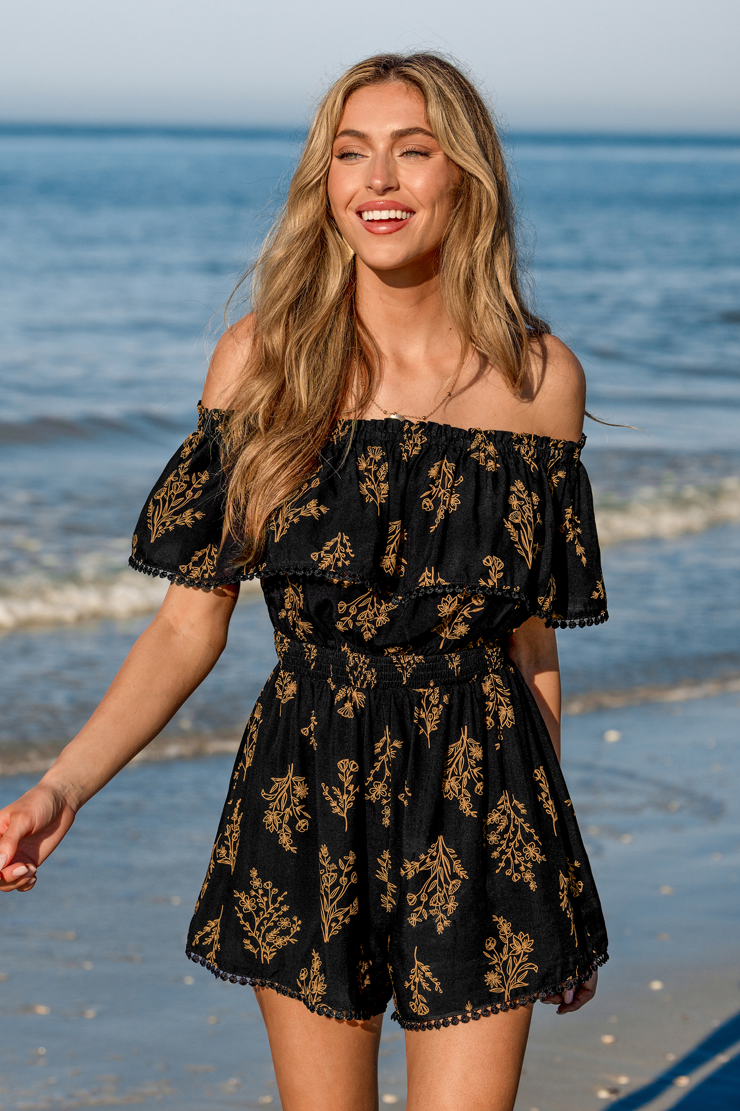 Woo Me Floral Romper