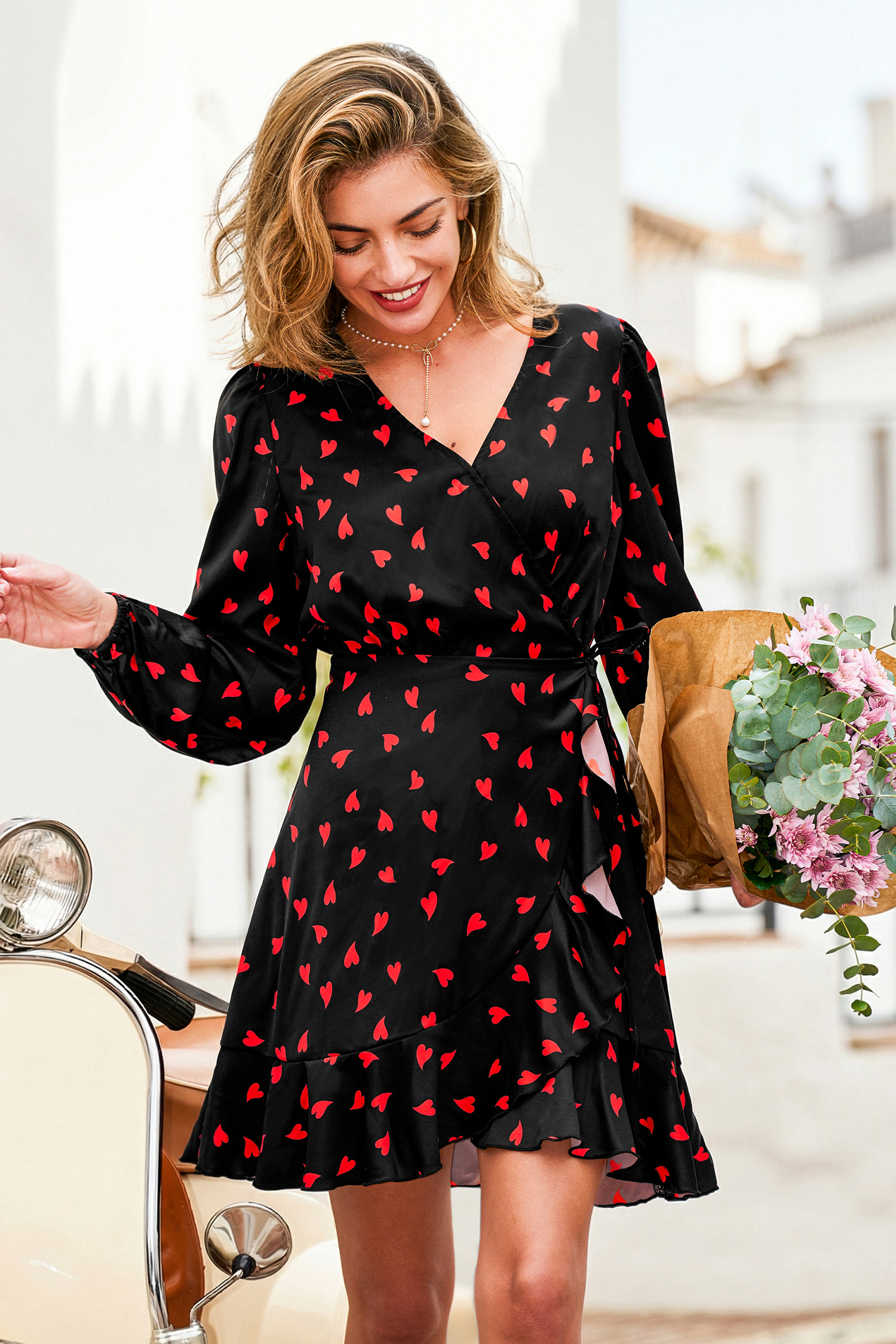 Questo è il mini abito Love Heart