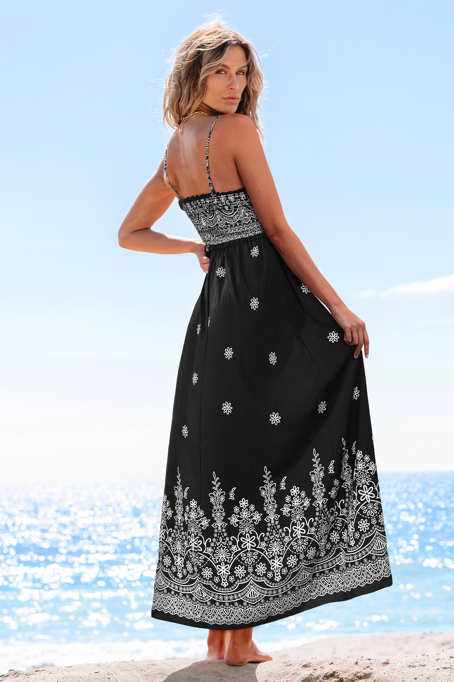 Sukienka maxi Sedona w kwiaty