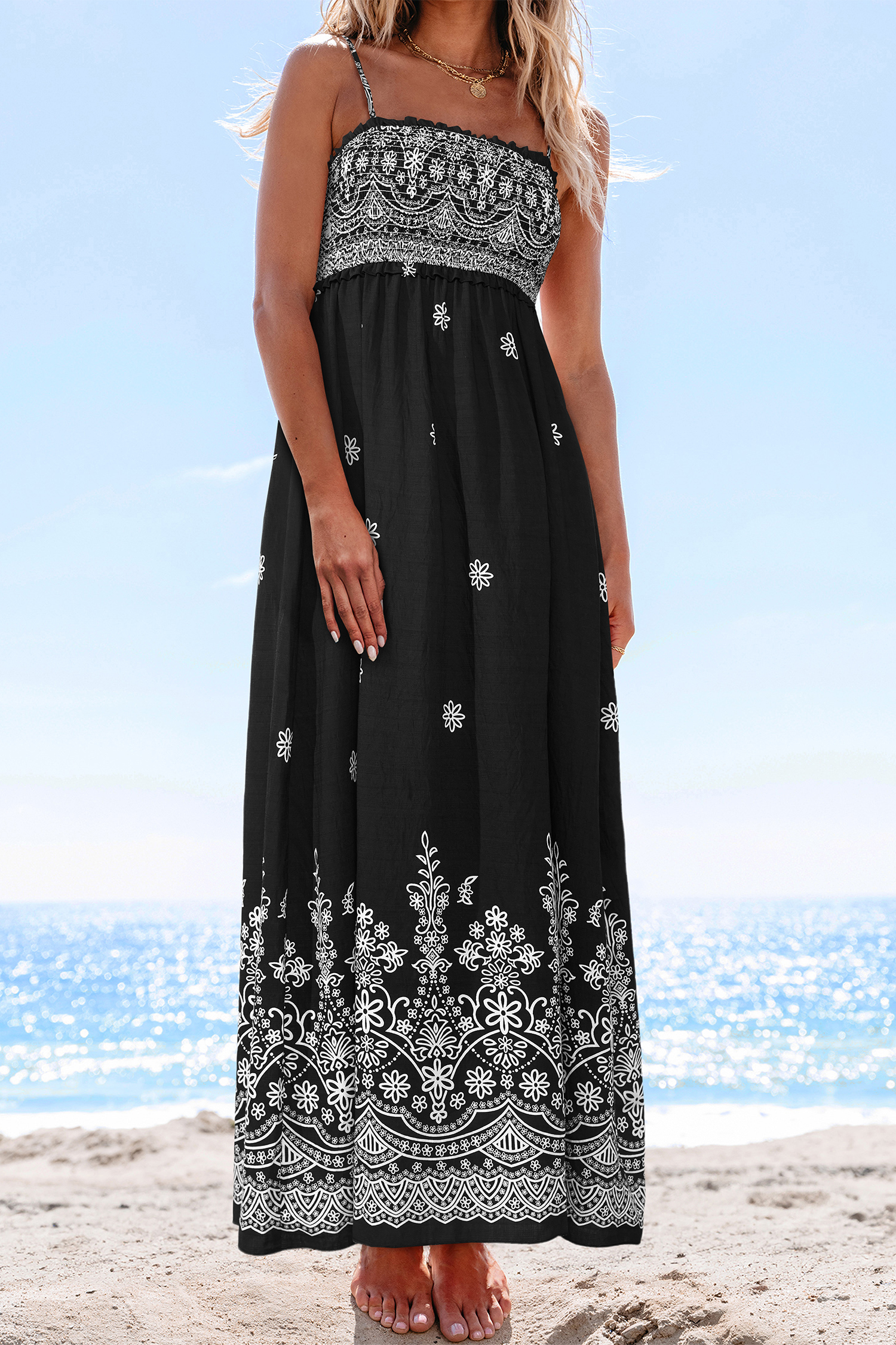 Sukienka maxi Sedona w kwiaty