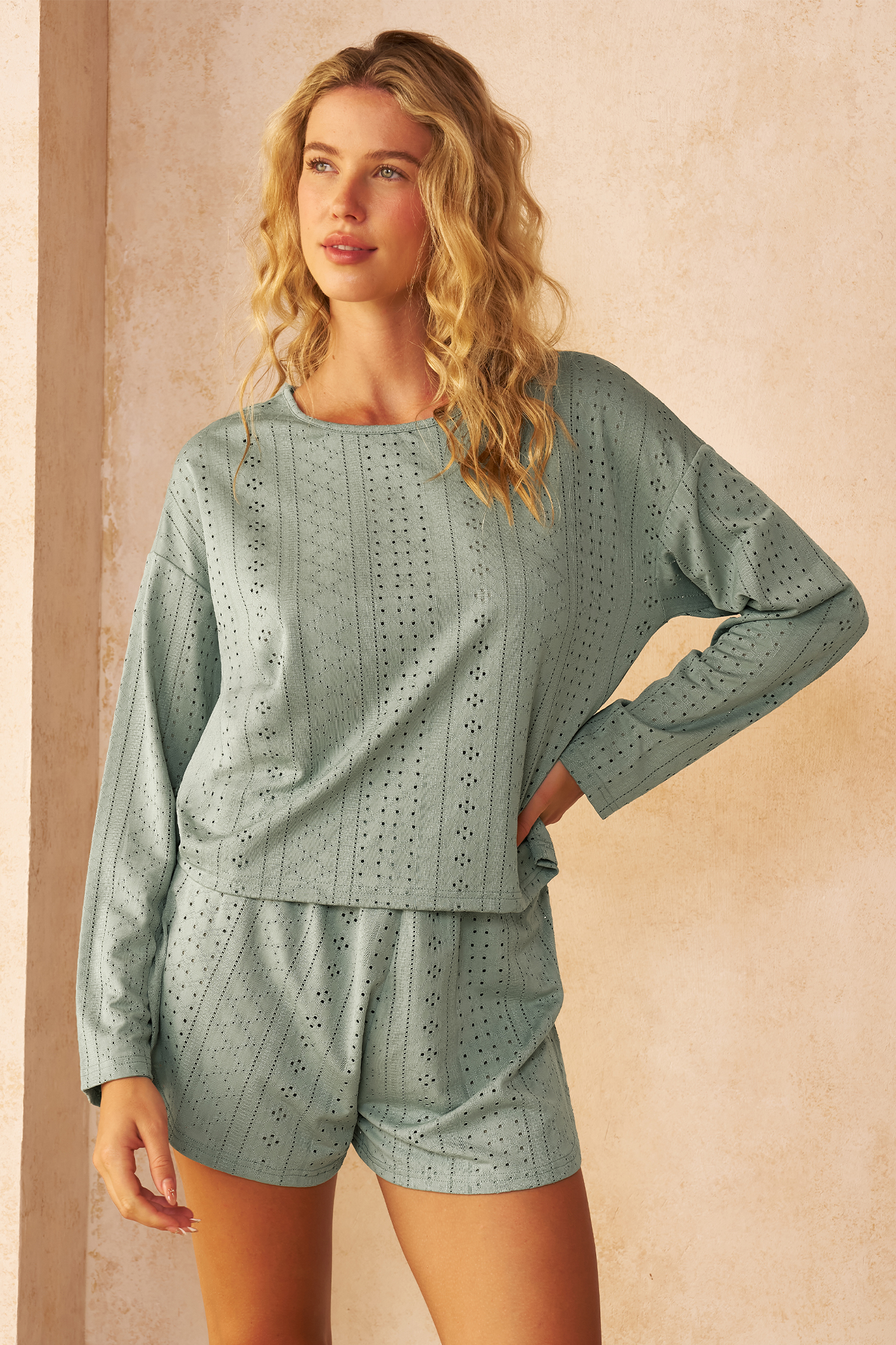 Splendor Green Pajama Set