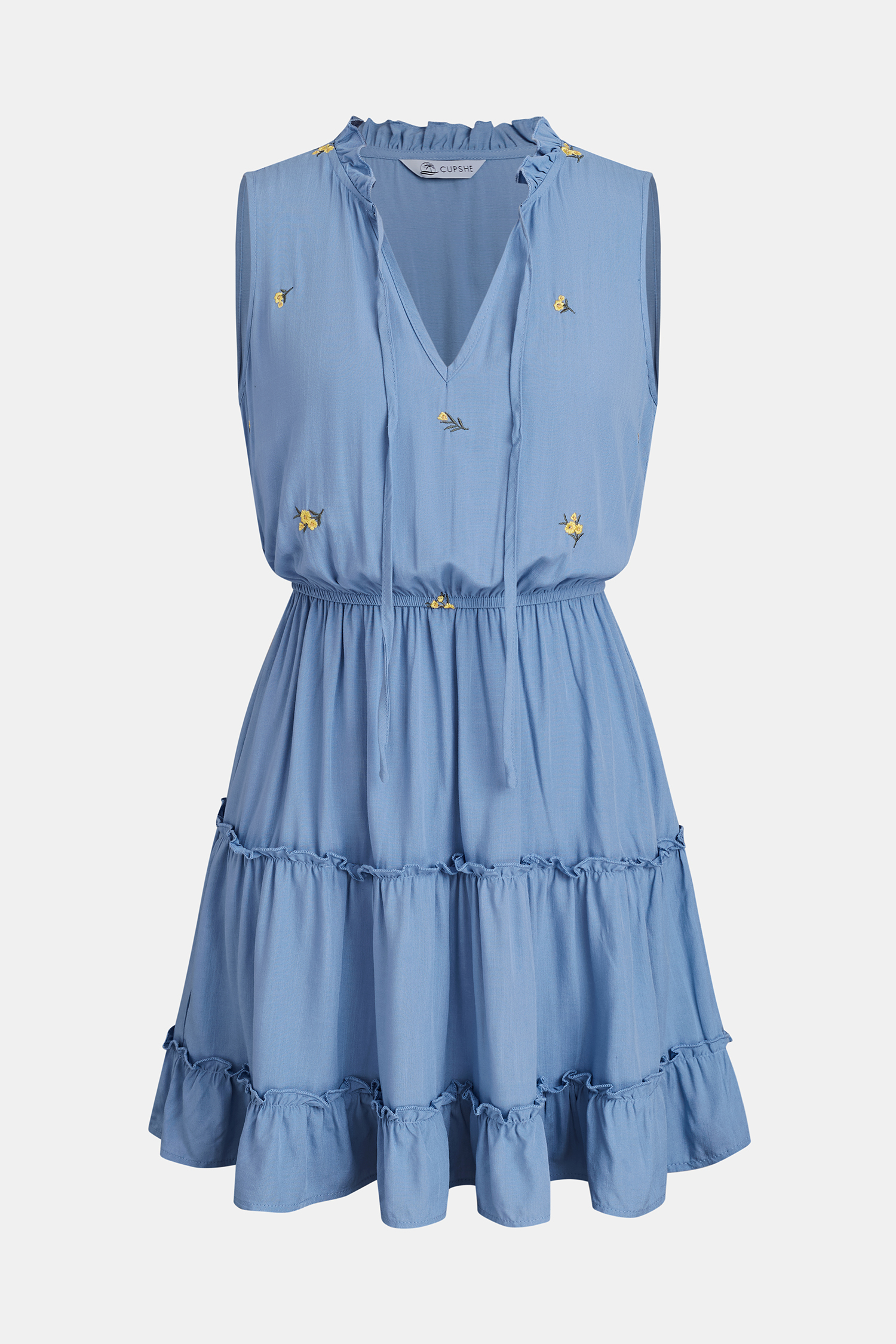 Unfazed Blue Mini Dress