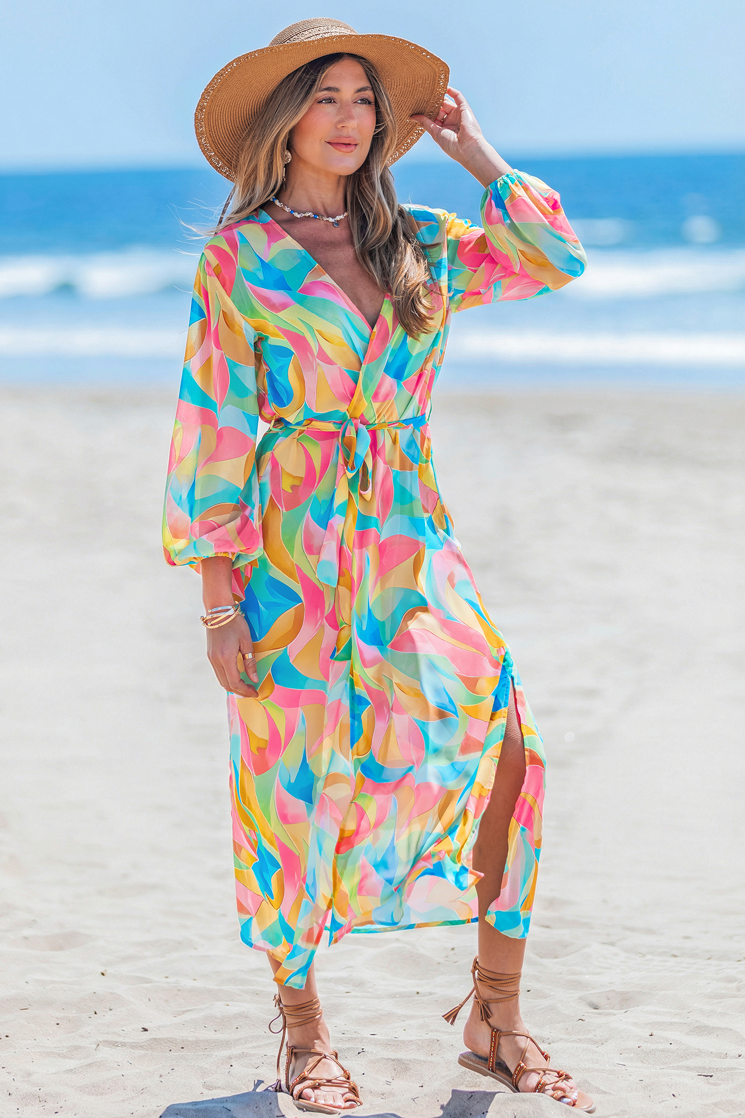 Kimono astratto colto