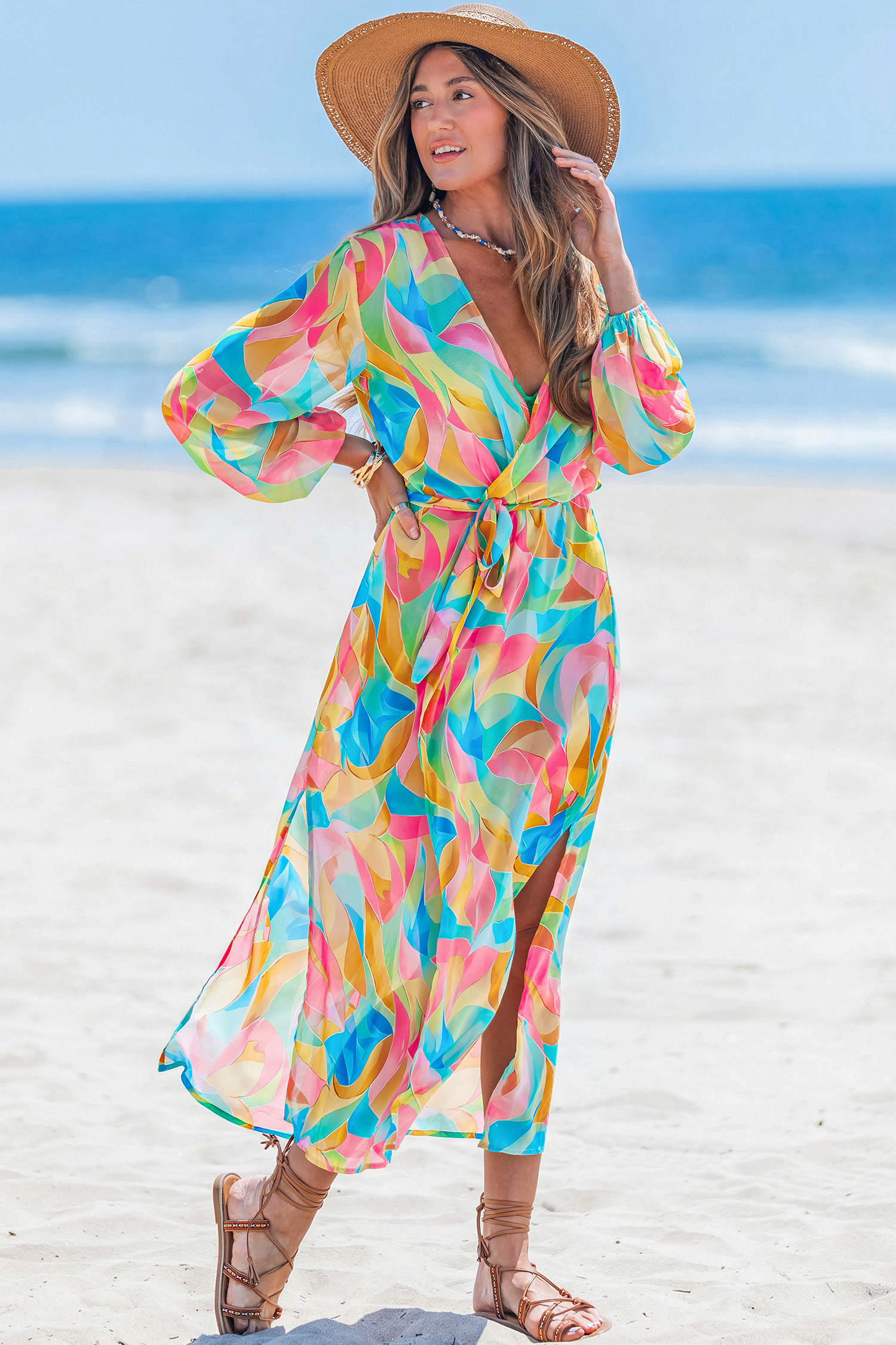 Kimono astratto colto