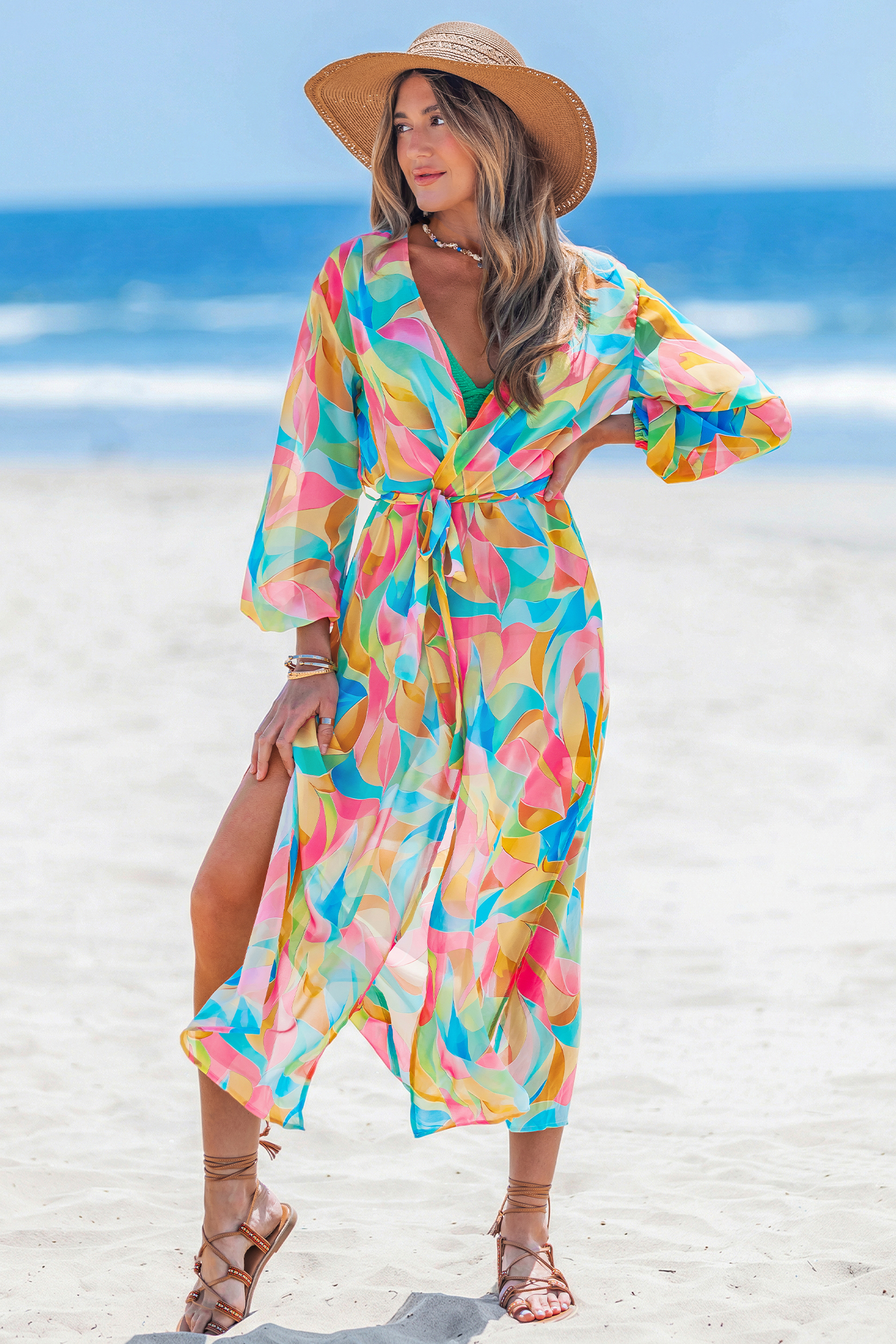 Kimono astratto colto