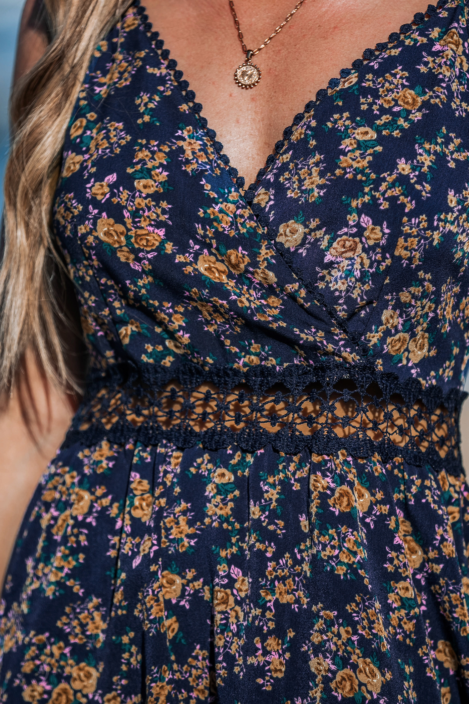 Tropische Bliss Bloemen Mini Jurk