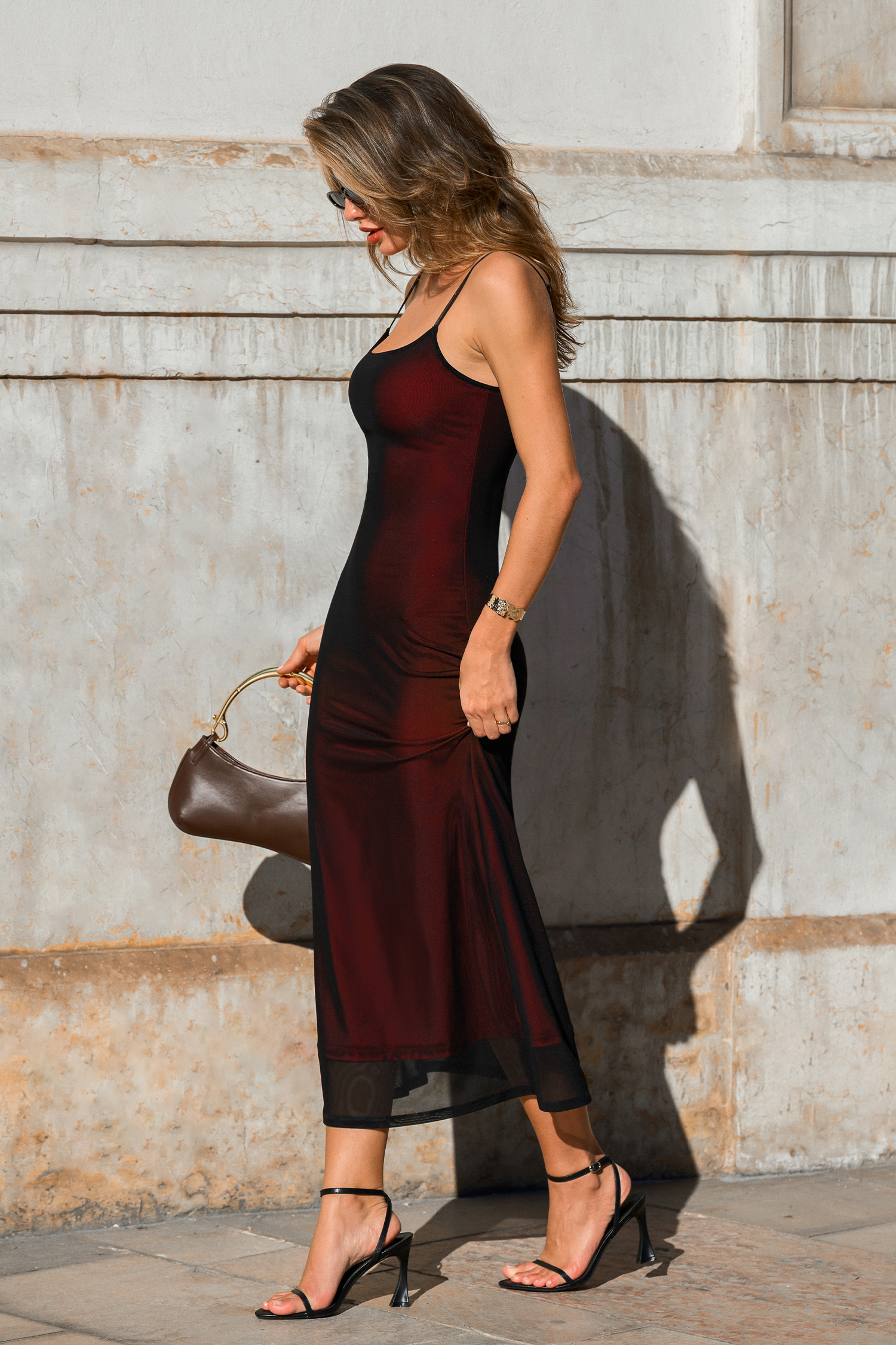 Lipstick Red Maxi Dress