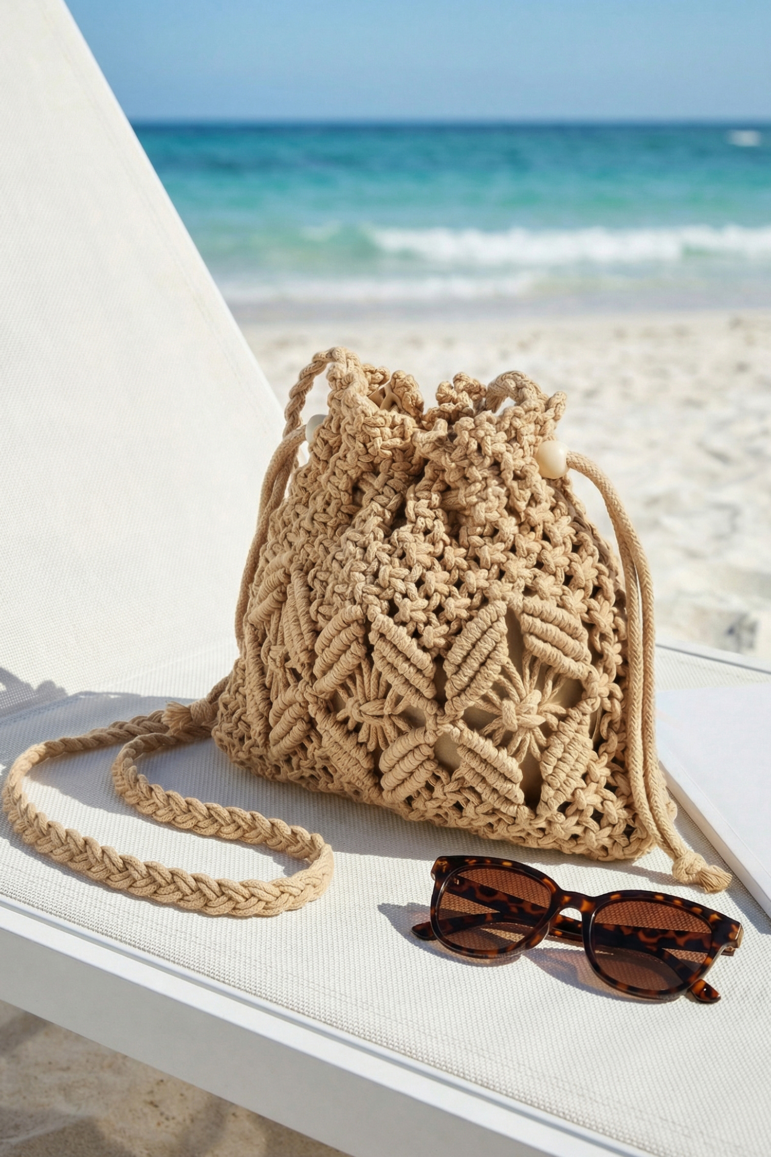 Sunny Somewhere Beige Bag